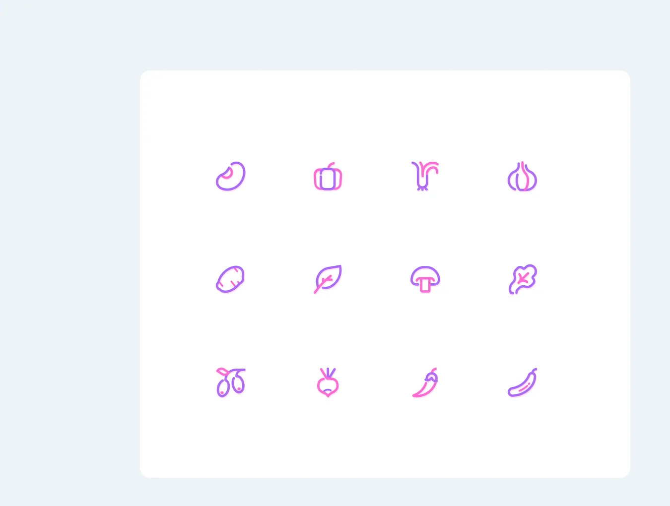 UICON Vegetable Icons 3
