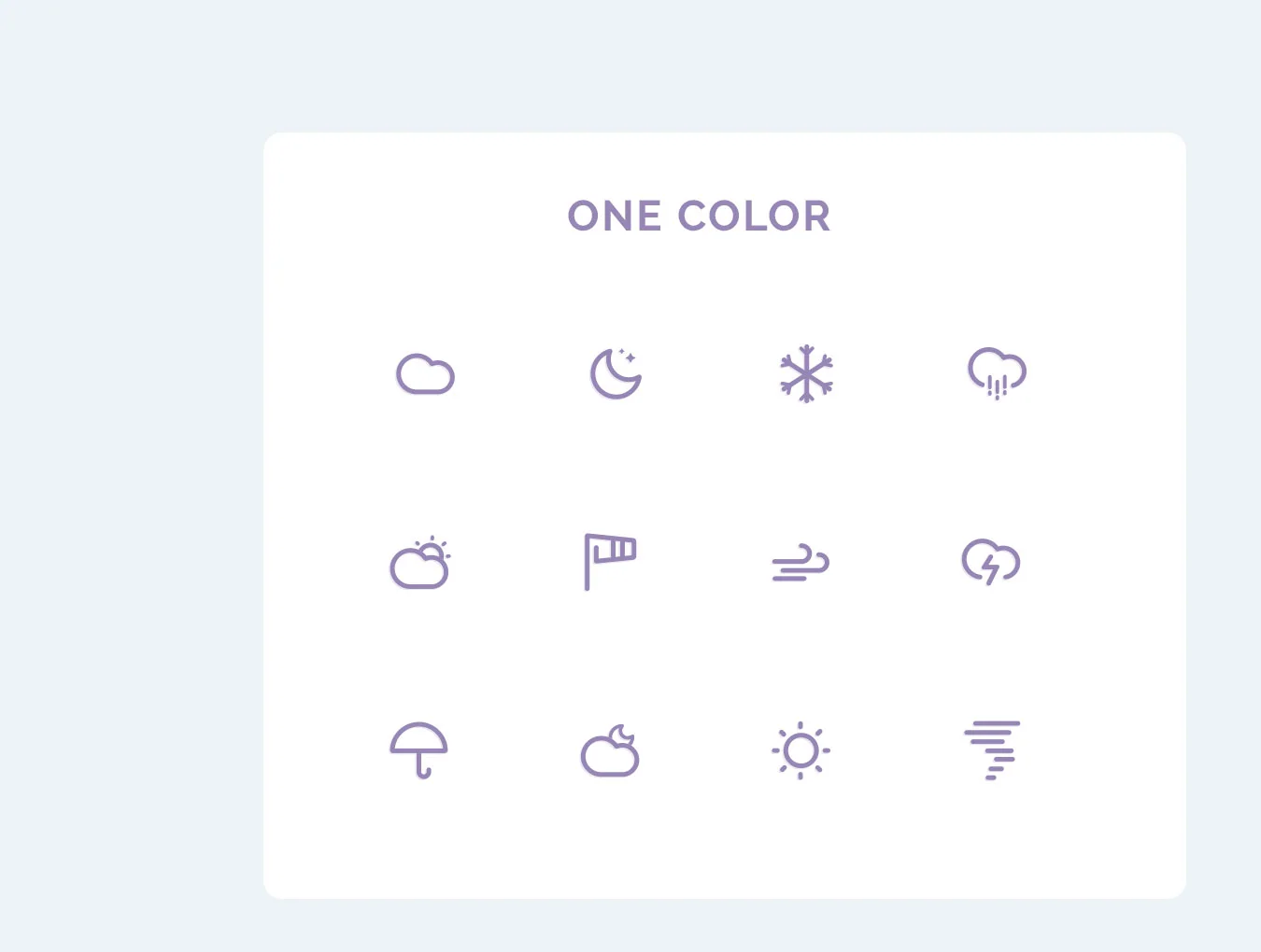 UICON Weather Icons 3