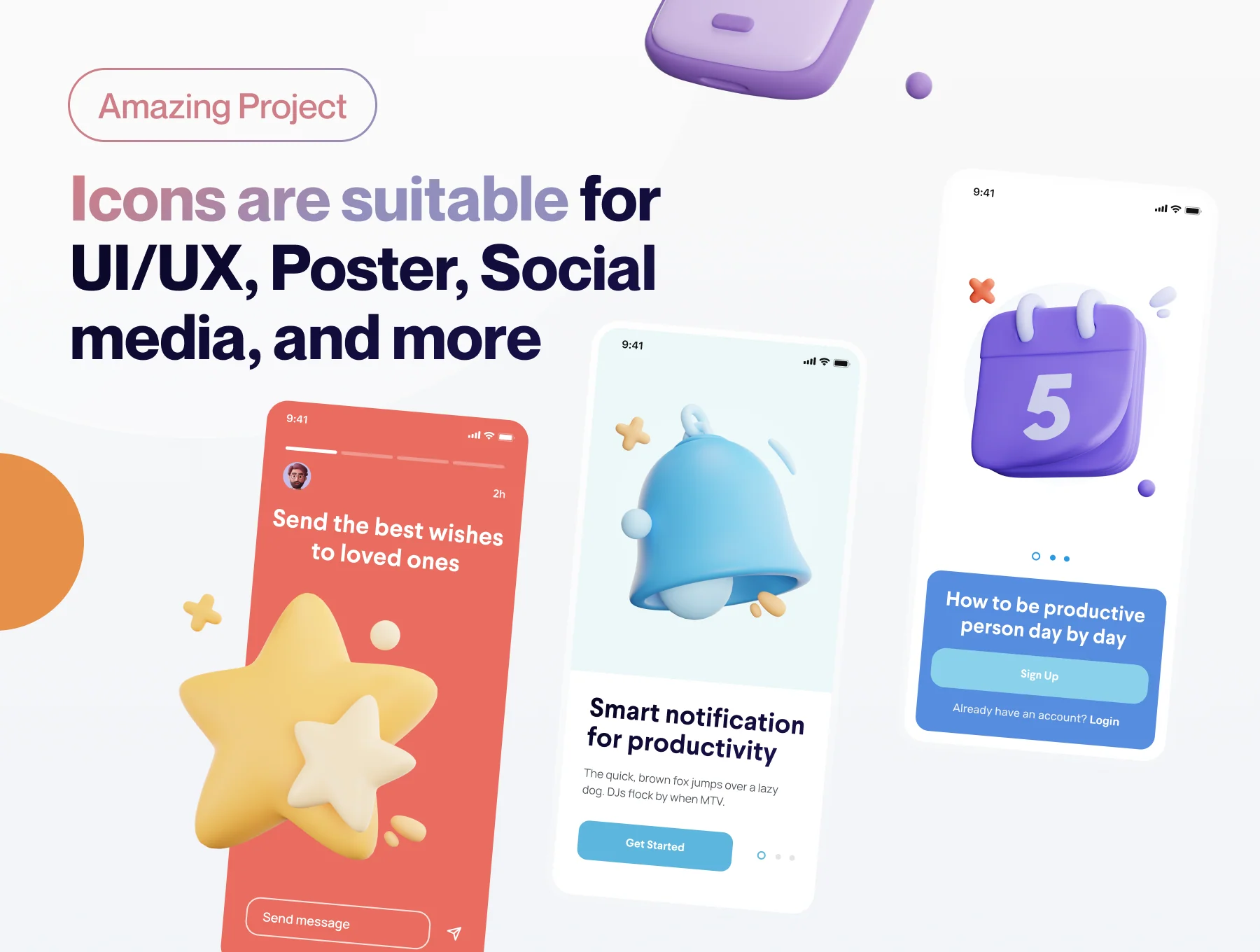 UIcons - General UI 3D Icon Set 5