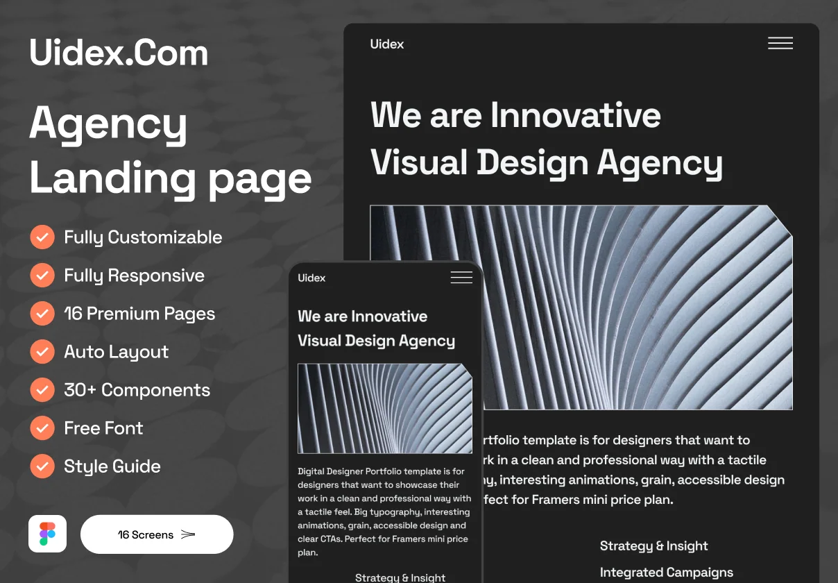 Uidex - Digital Agency Website