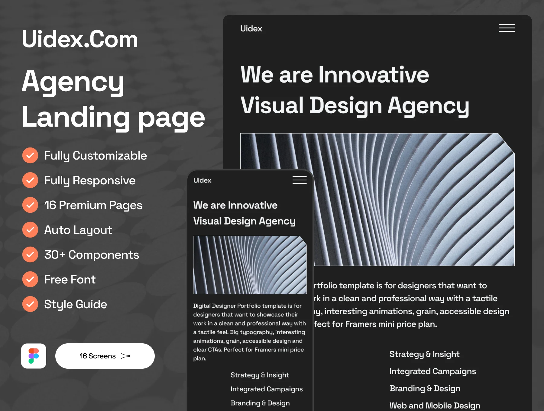 Uidex - Digital Agency Website