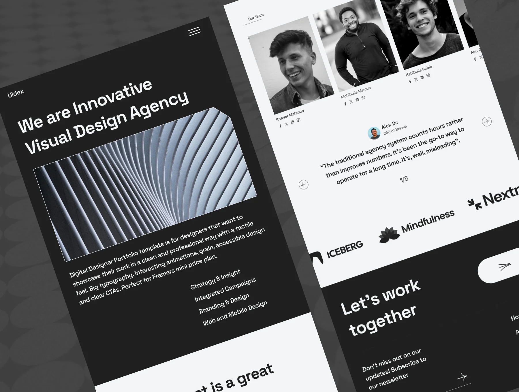 Uidex - Digital Agency Website 3