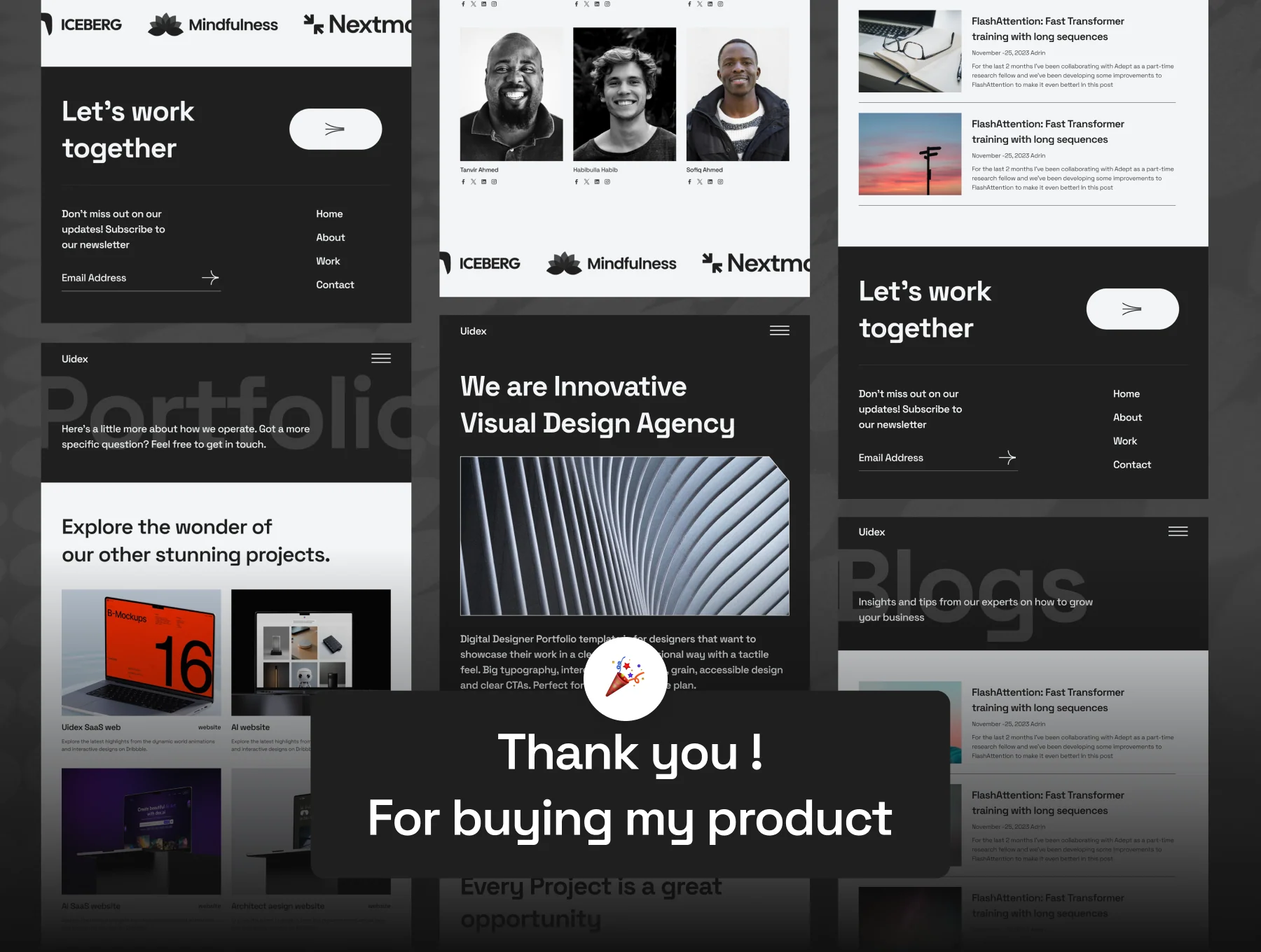 Uidex - Digital Agency Website 6