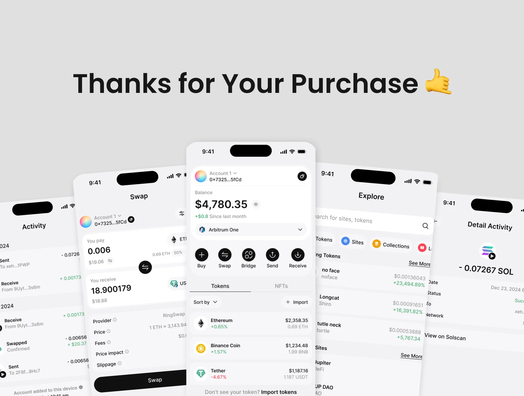 Oxtopus - Web3 Wallet Mobile App 6