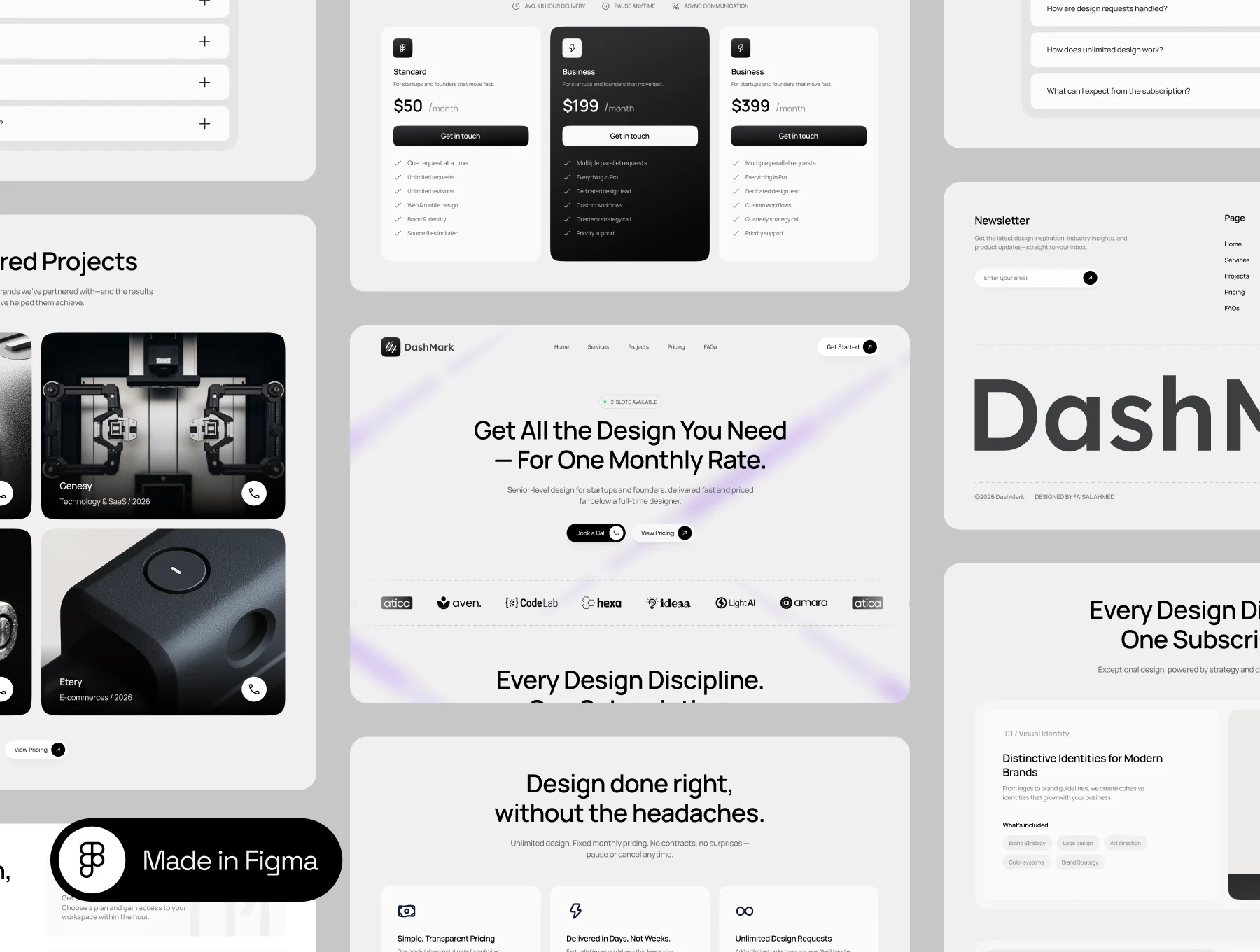 UI/UX DESIGN SERVICE LANDING PAGE 2