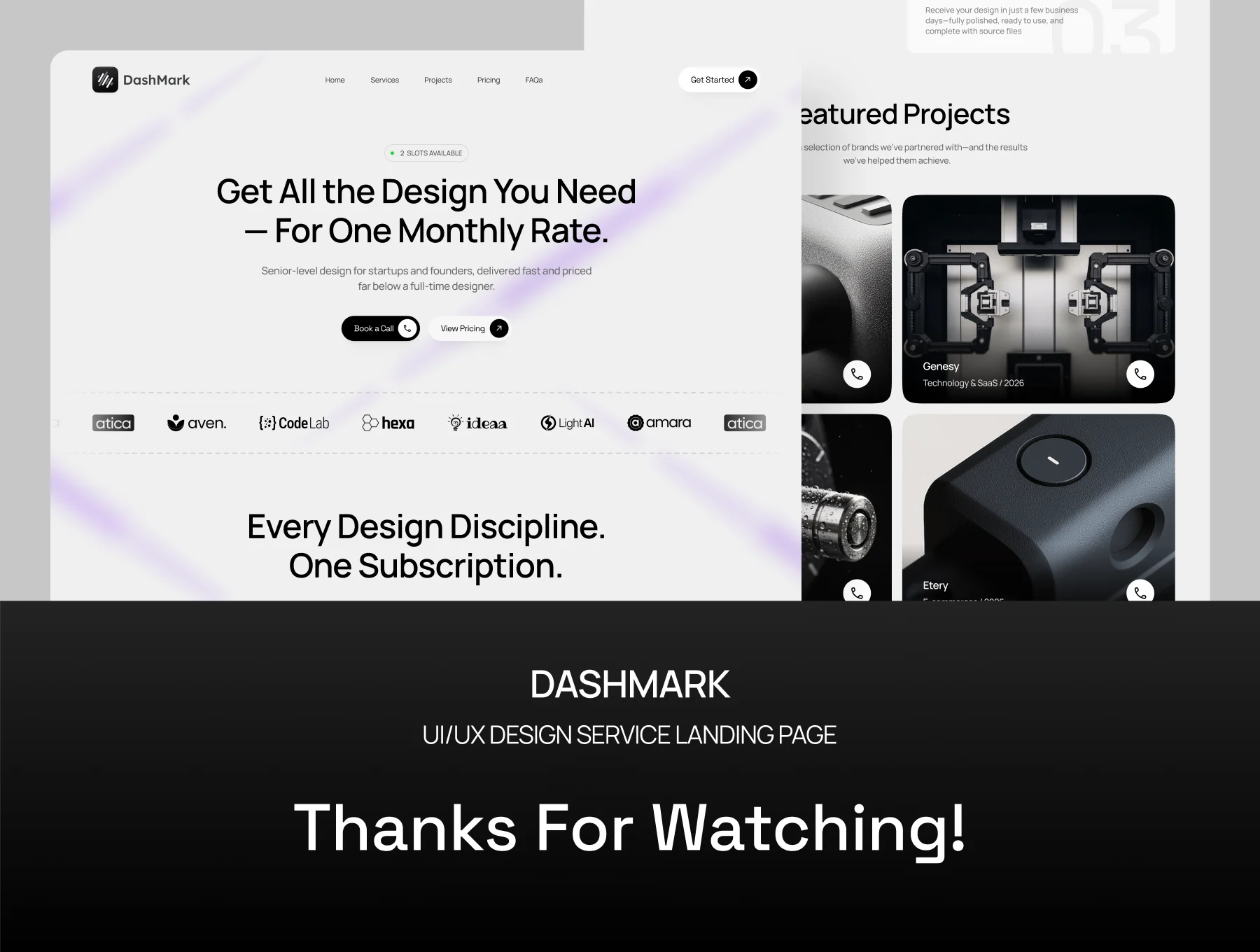 UI/UX DESIGN SERVICE LANDING PAGE 4