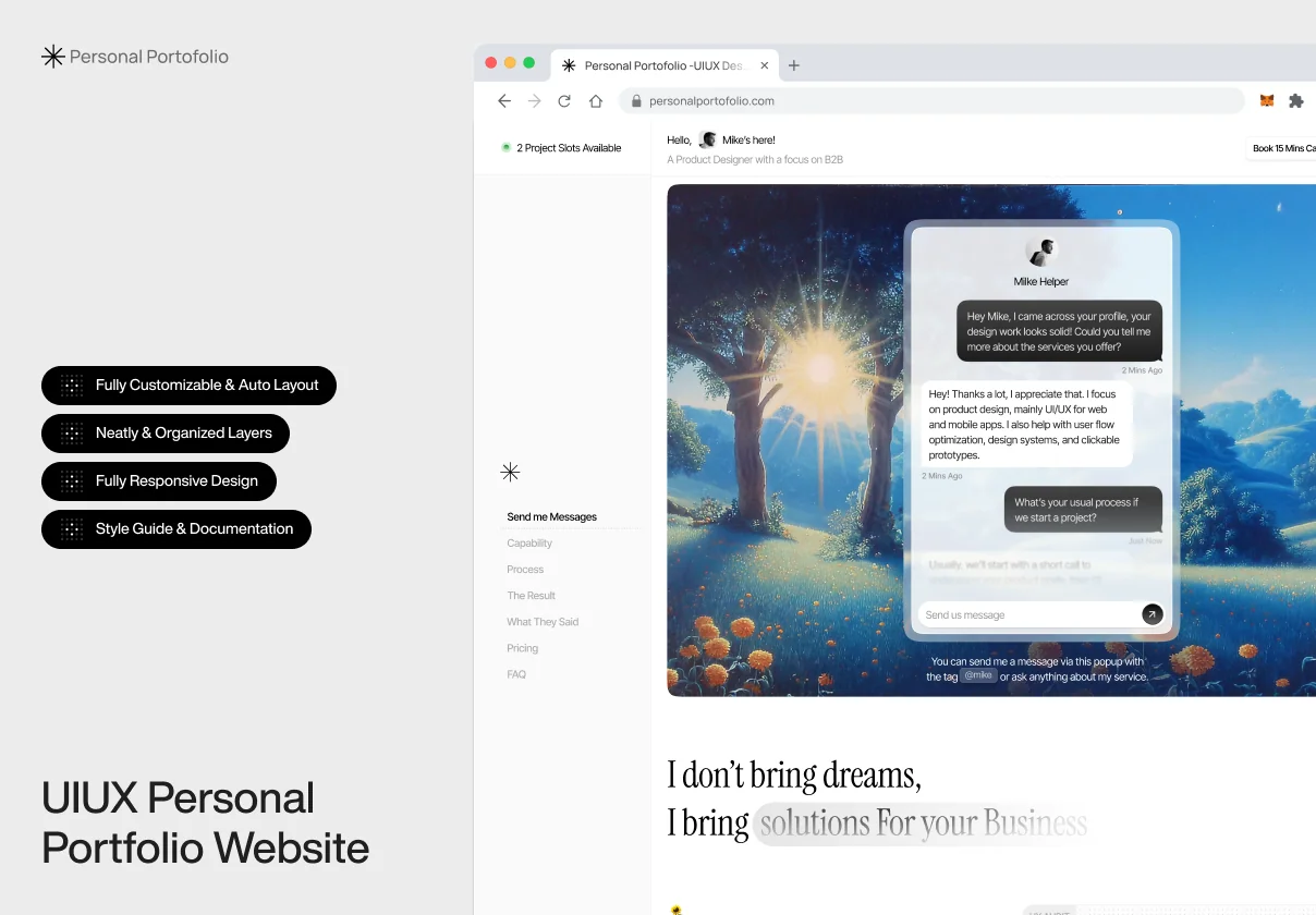UIUX Designer Portfolio Website