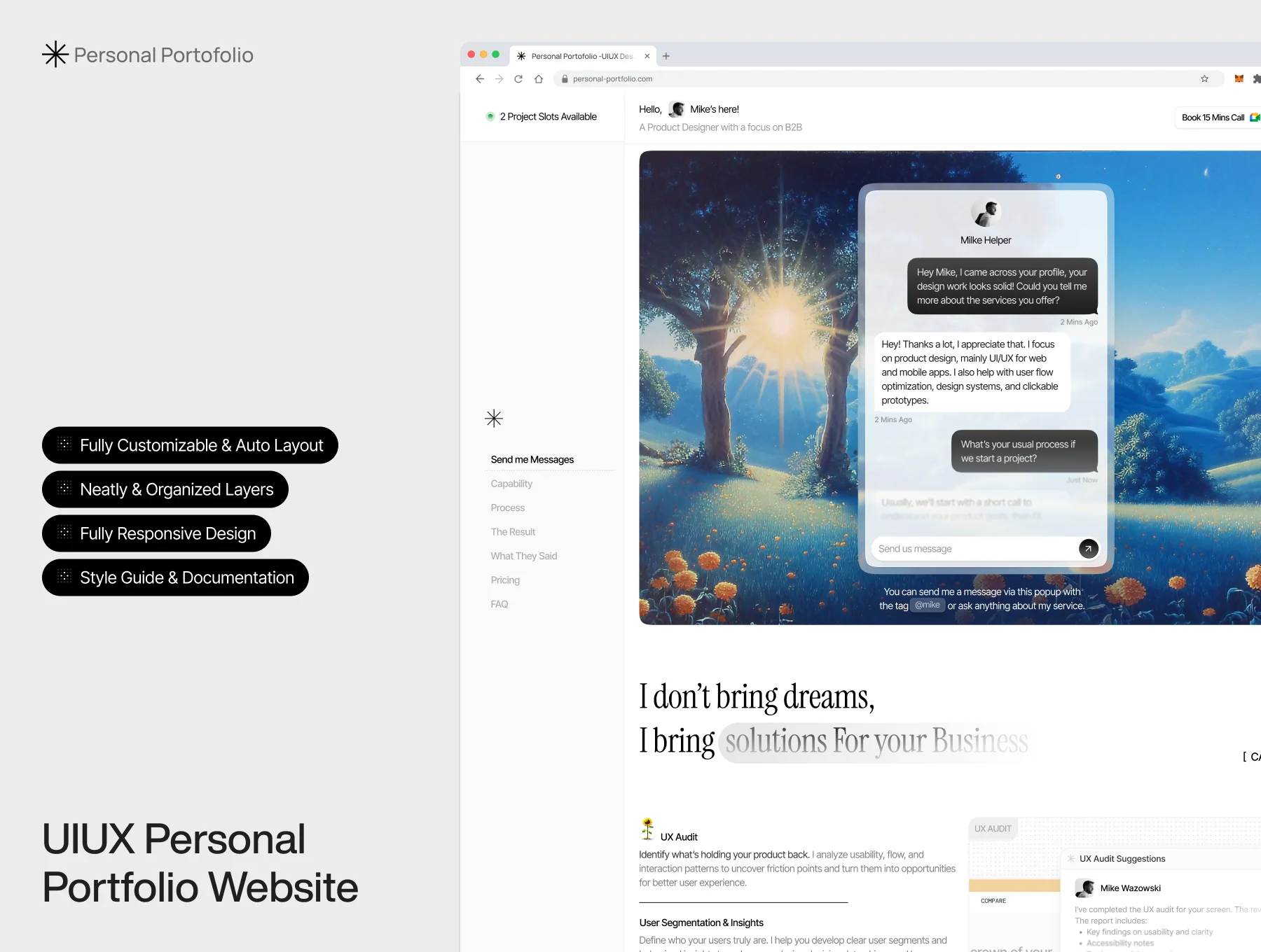 UIUX Designer Portfolio Website