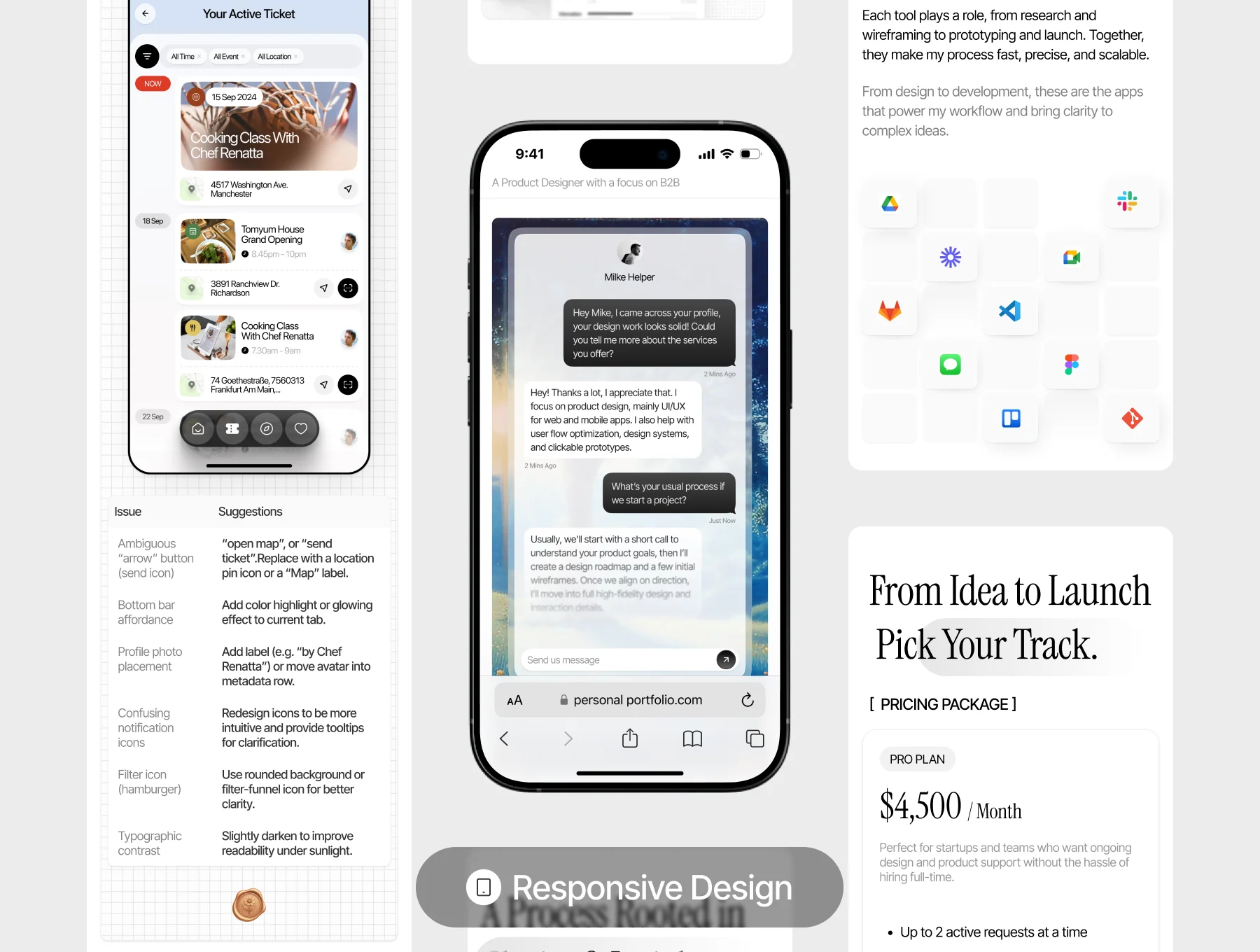 UIUX Designer Portfolio Website 2