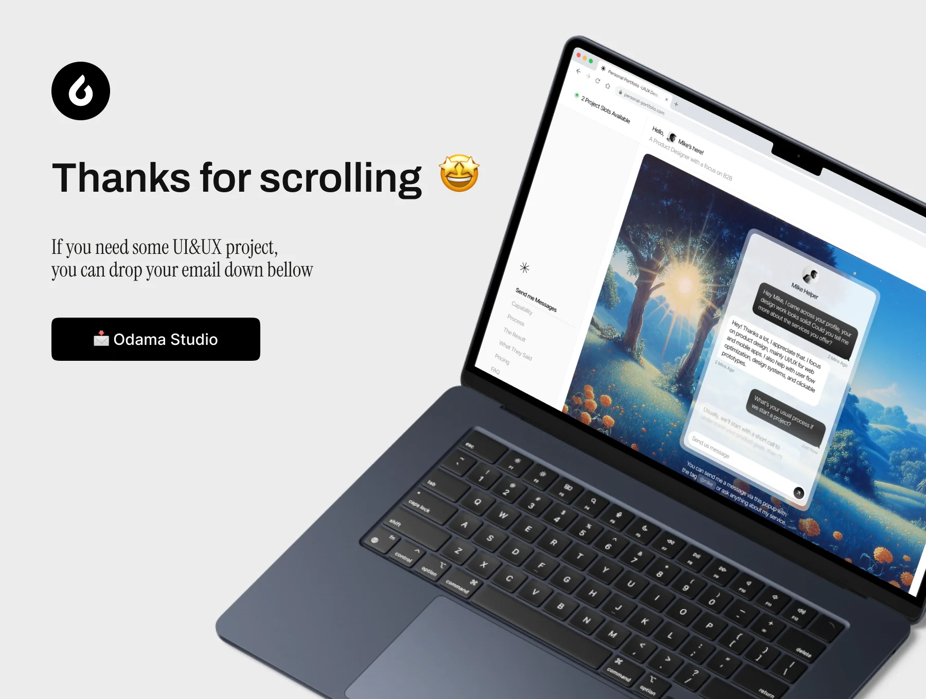 UIUX Designer Portfolio Website 5
