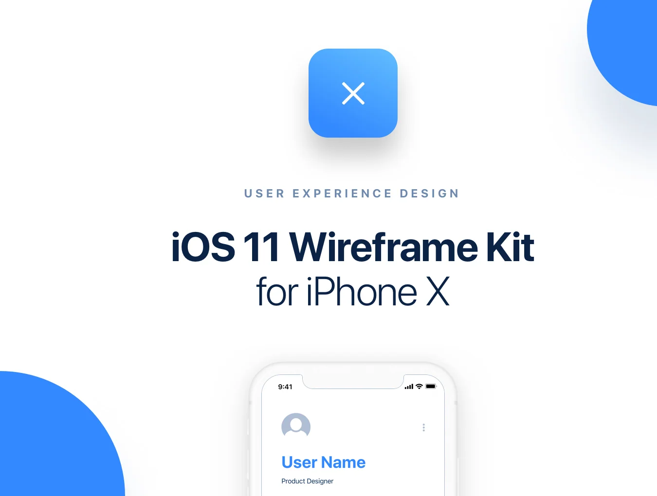 UIXO iOS 11 Wireframe Kit 2