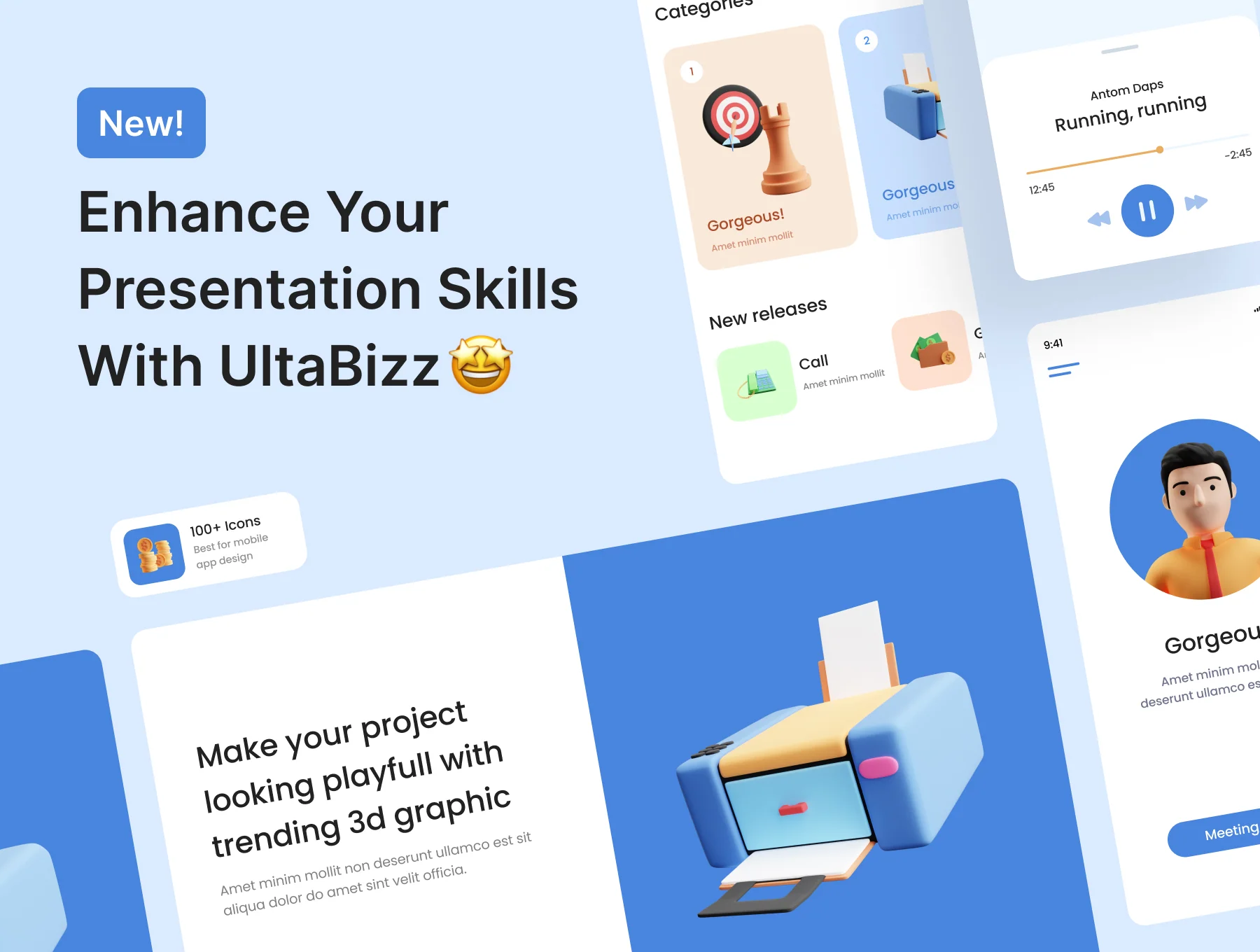 UltaBizz - Best Ultimate Business 3D Icons Pack 3