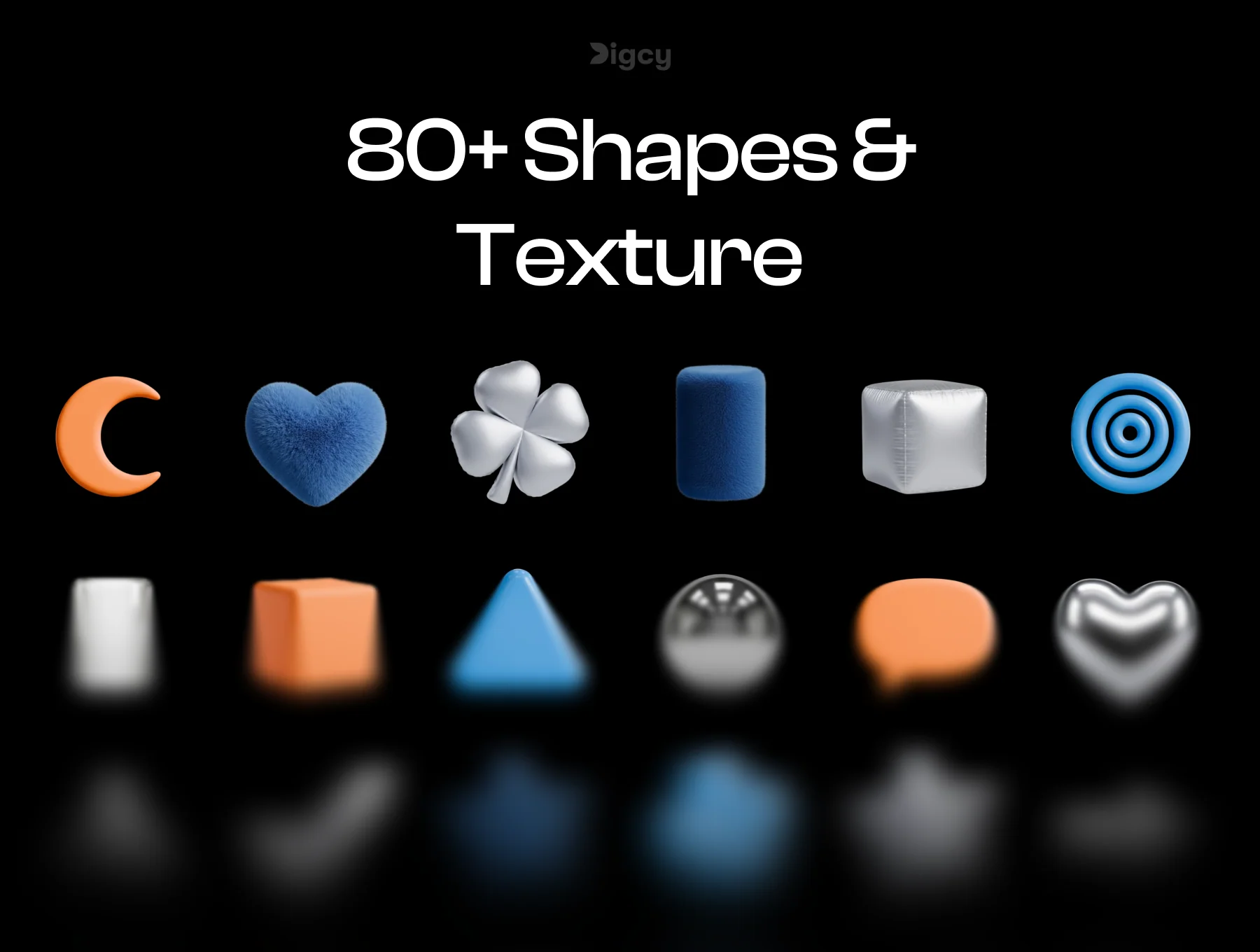 Ultimate 3D Shapes Collection – Figma Components + PNGs 2