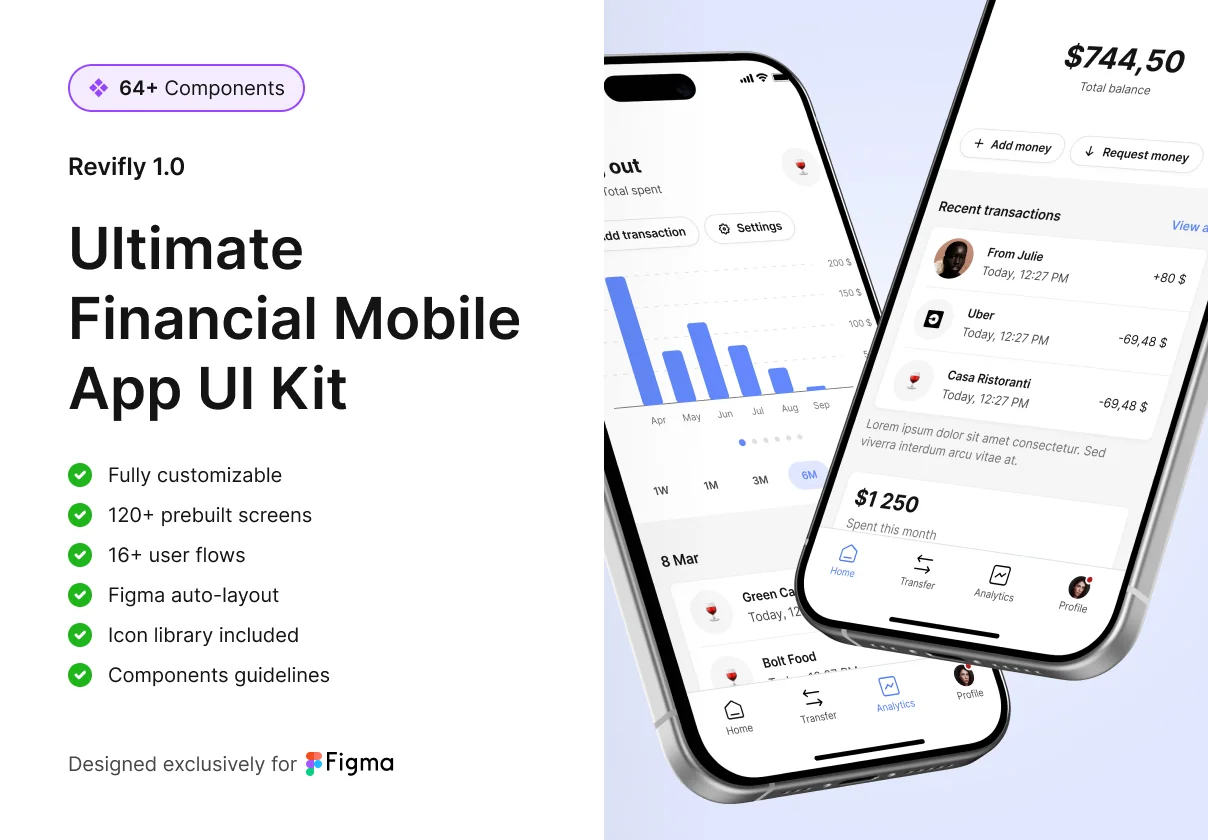 Ultimate Financial Mobile App UI Kit