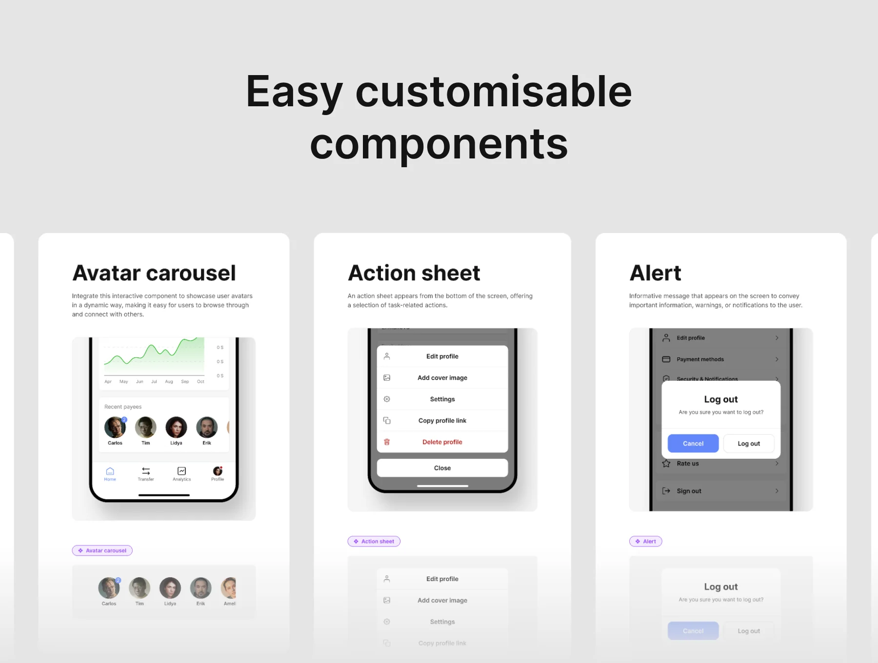 Ultimate Financial Mobile App UI Kit 3