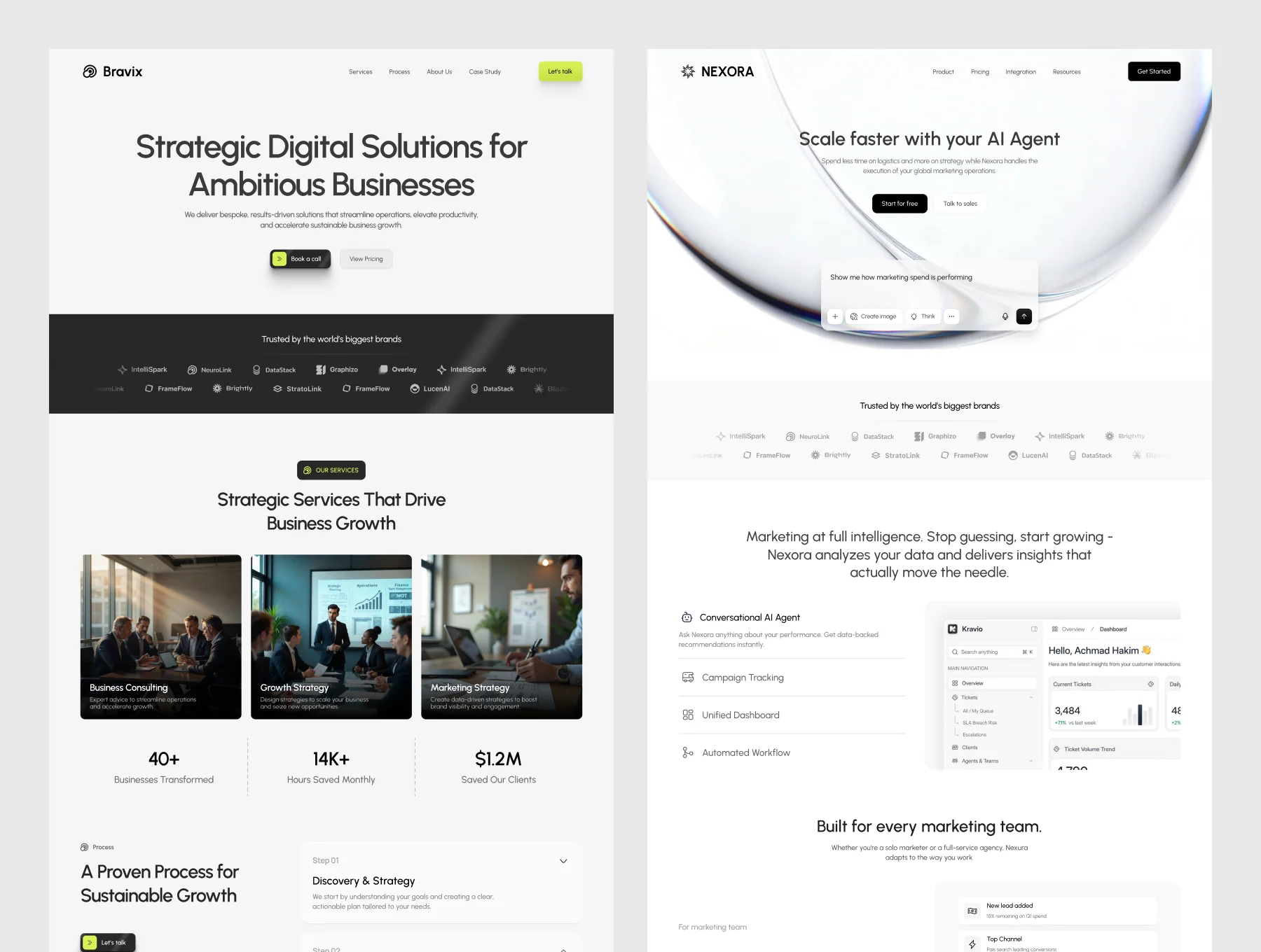 4 Premium Landing Page Bundle 3