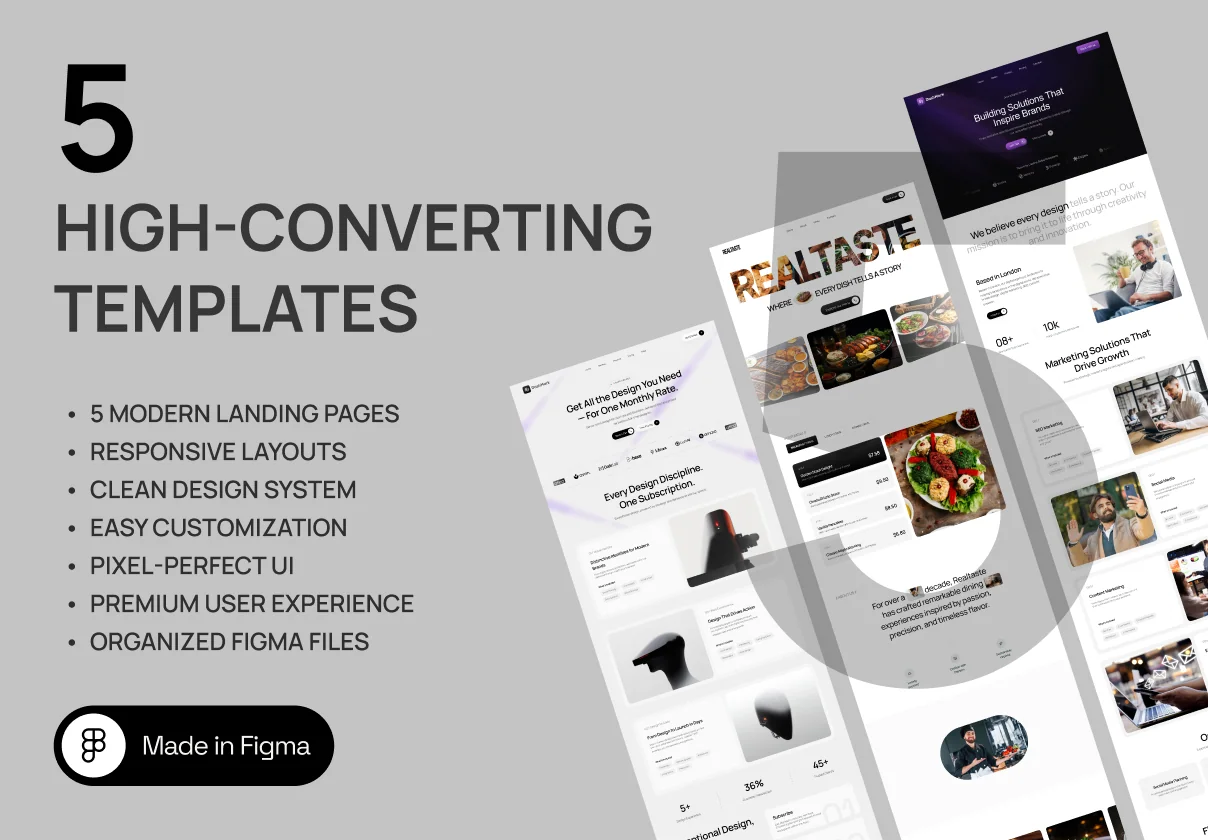 The Ultimate Landing Page Bundle — 5 High-Converting Templates