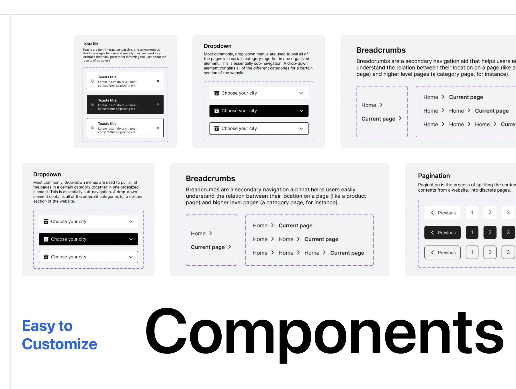 Ultimate Minimal Wireframe Components 2