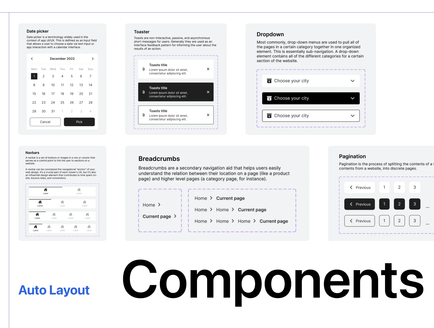 Ultimate Minimal Wireframe Components 3