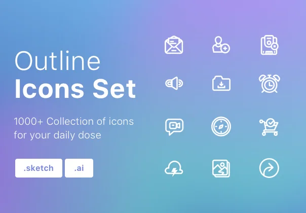 Ultimate Outline Icon Set