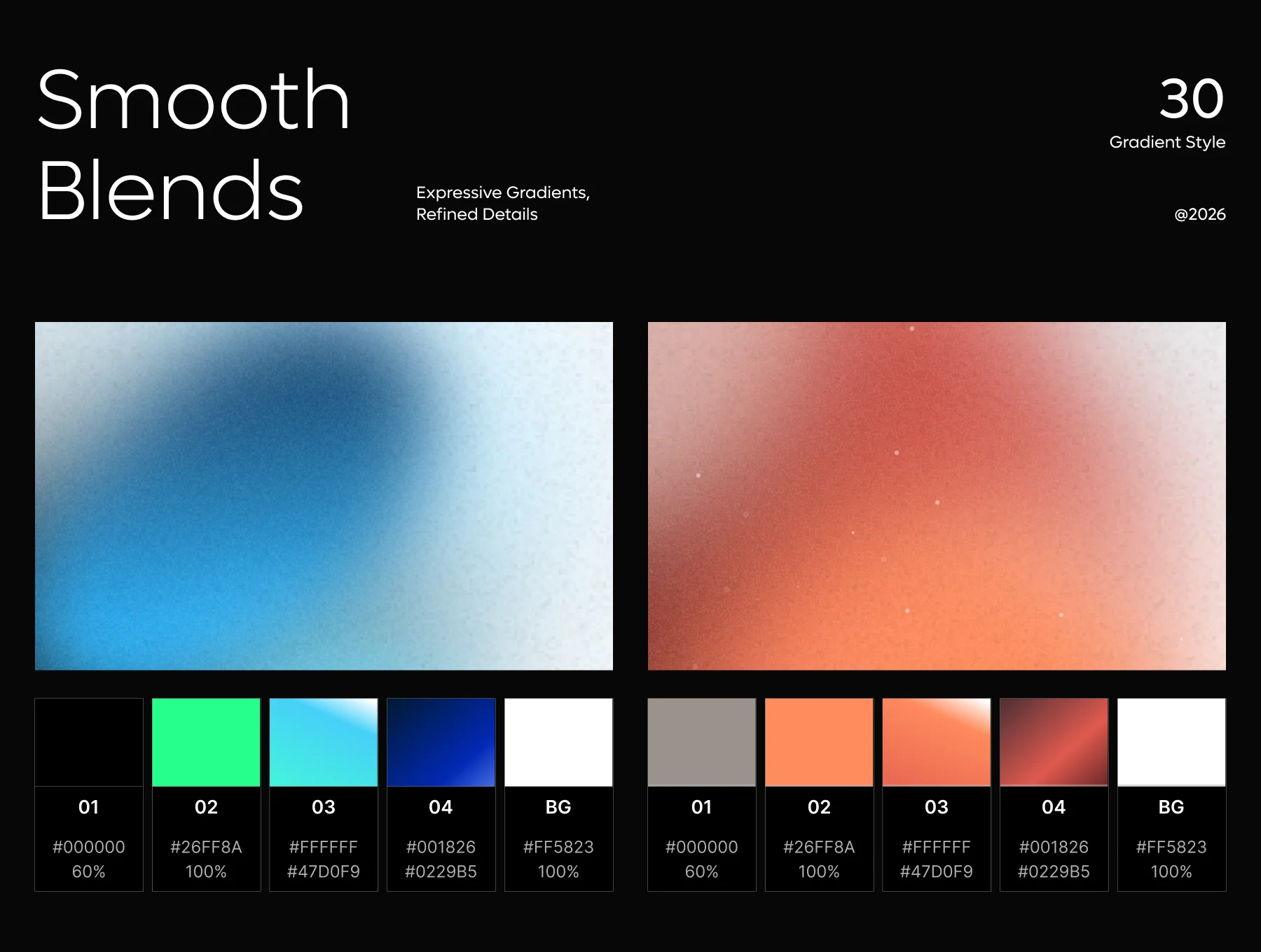 Ultimate Pack of 30 Mesh HERO Gradients 3