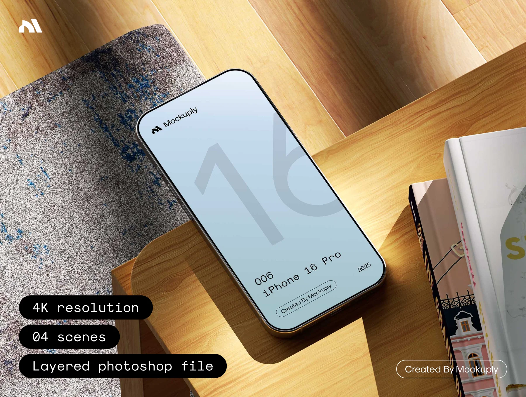 Ultra-Realistic iPhone 16 Pro Mockup
