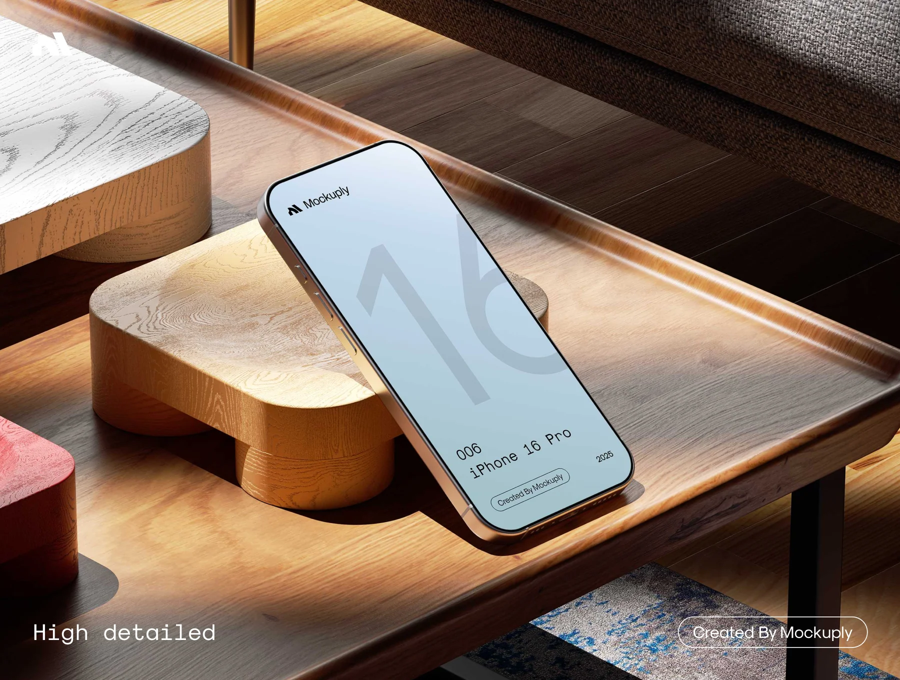 Ultra-Realistic iPhone 16 Pro Mockup 2