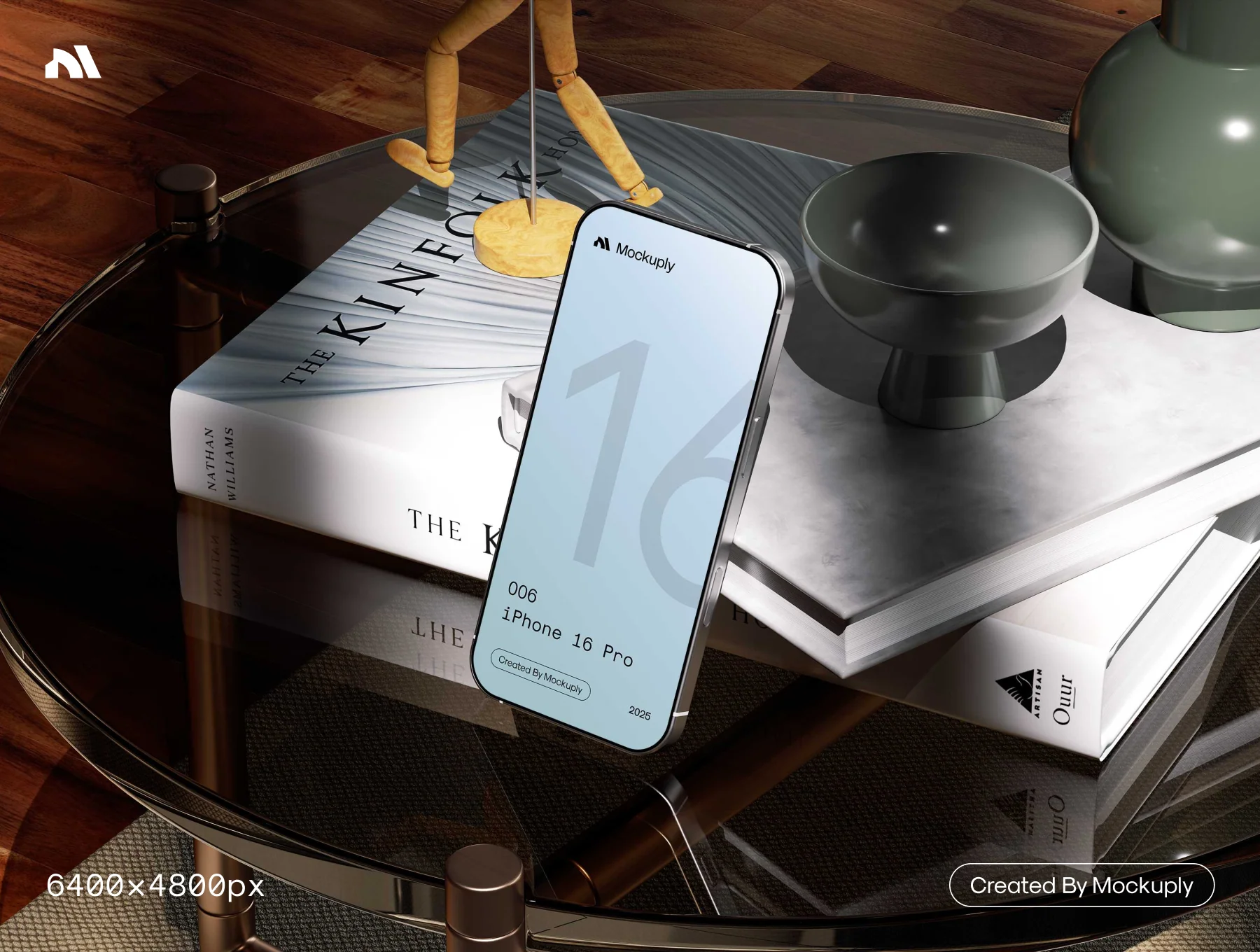 Ultra-Realistic iPhone 16 Pro Mockup 3