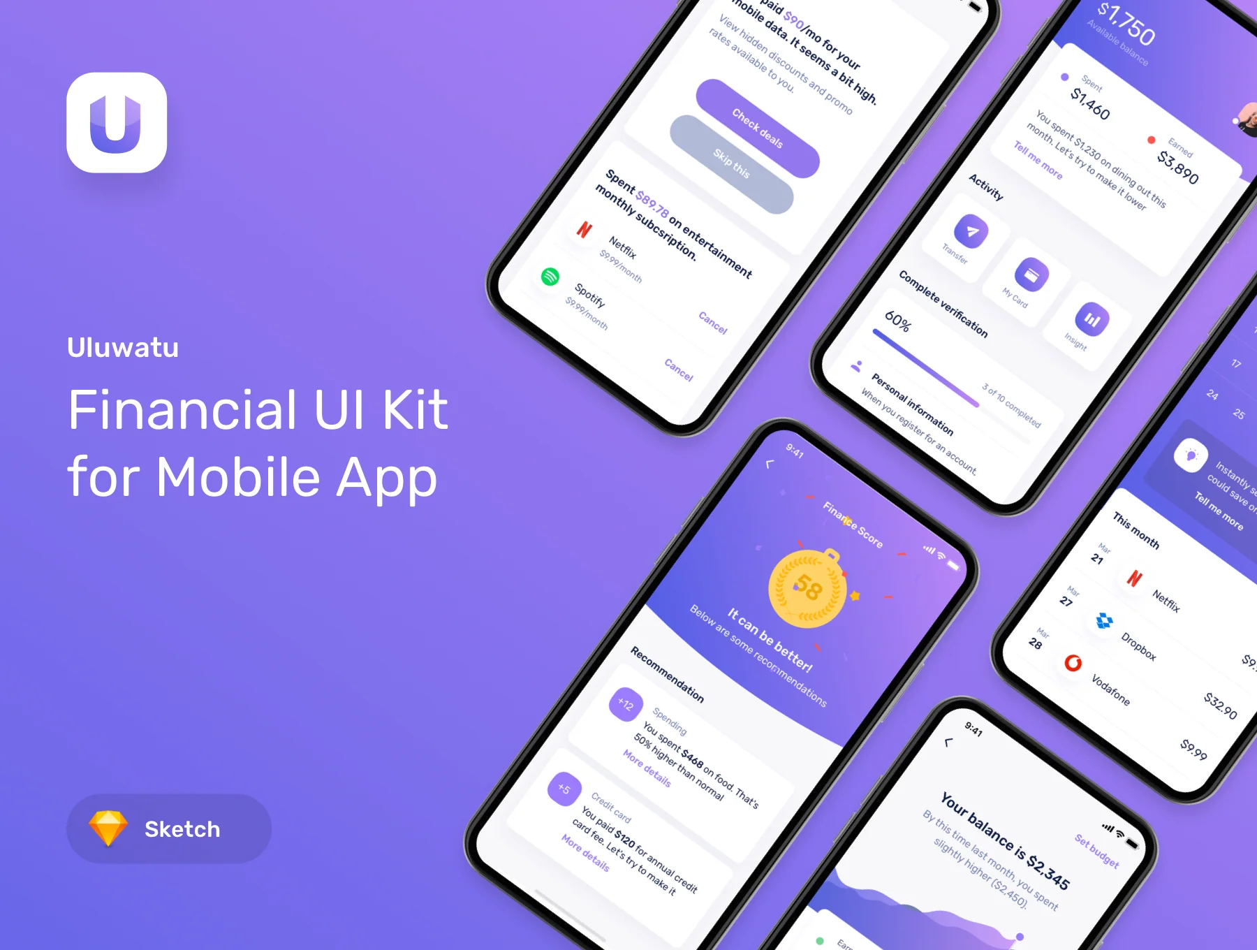 Uluwatu Financial UI Kit