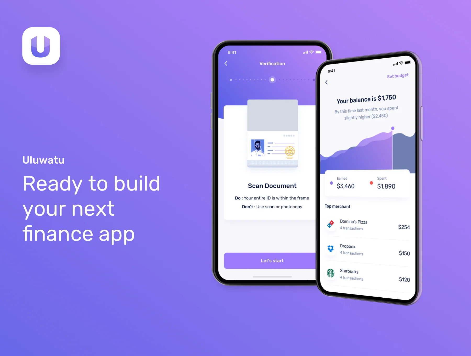 Uluwatu Financial UI Kit 4