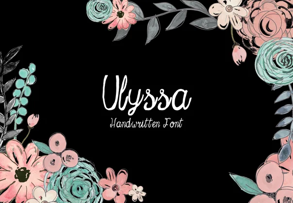 Ulyssa Handwritten Font