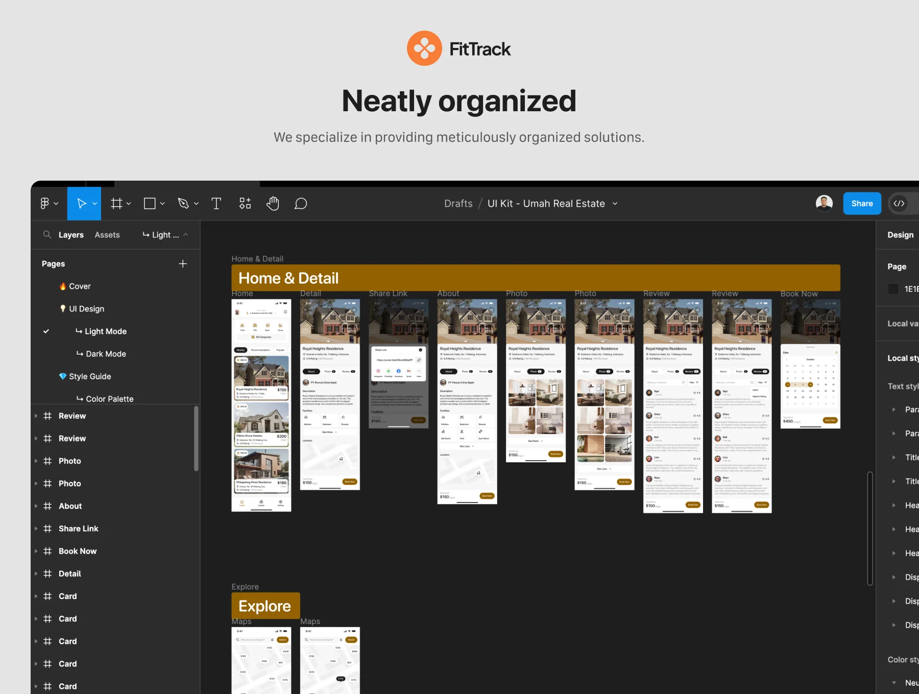 Umah - Real Estate Mobile App UI Kit 3
