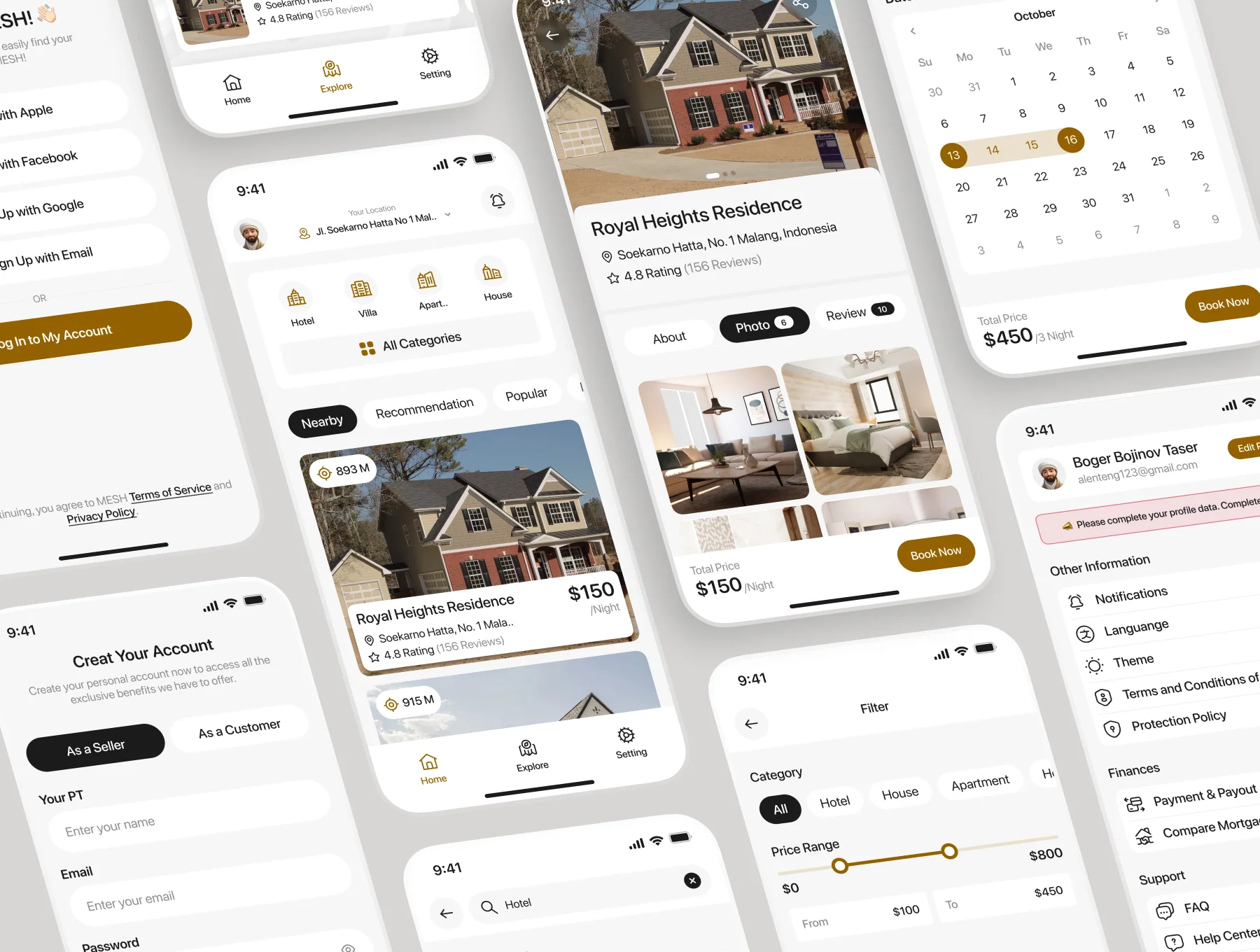Umah - Real Estate Mobile App UI Kit 7