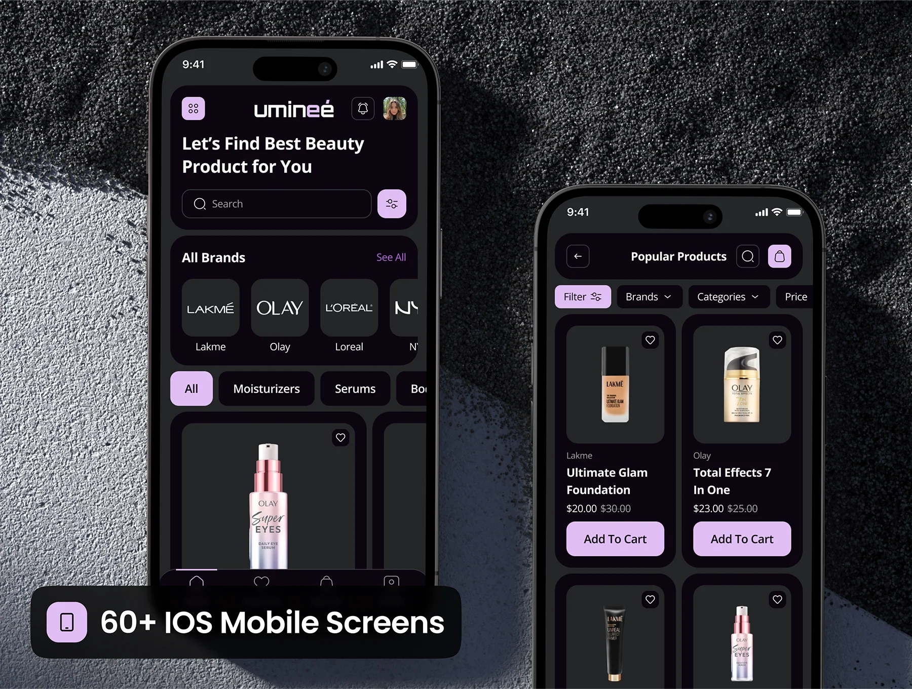 uminee - Beauty Care Ecommerce App UI Kit 9