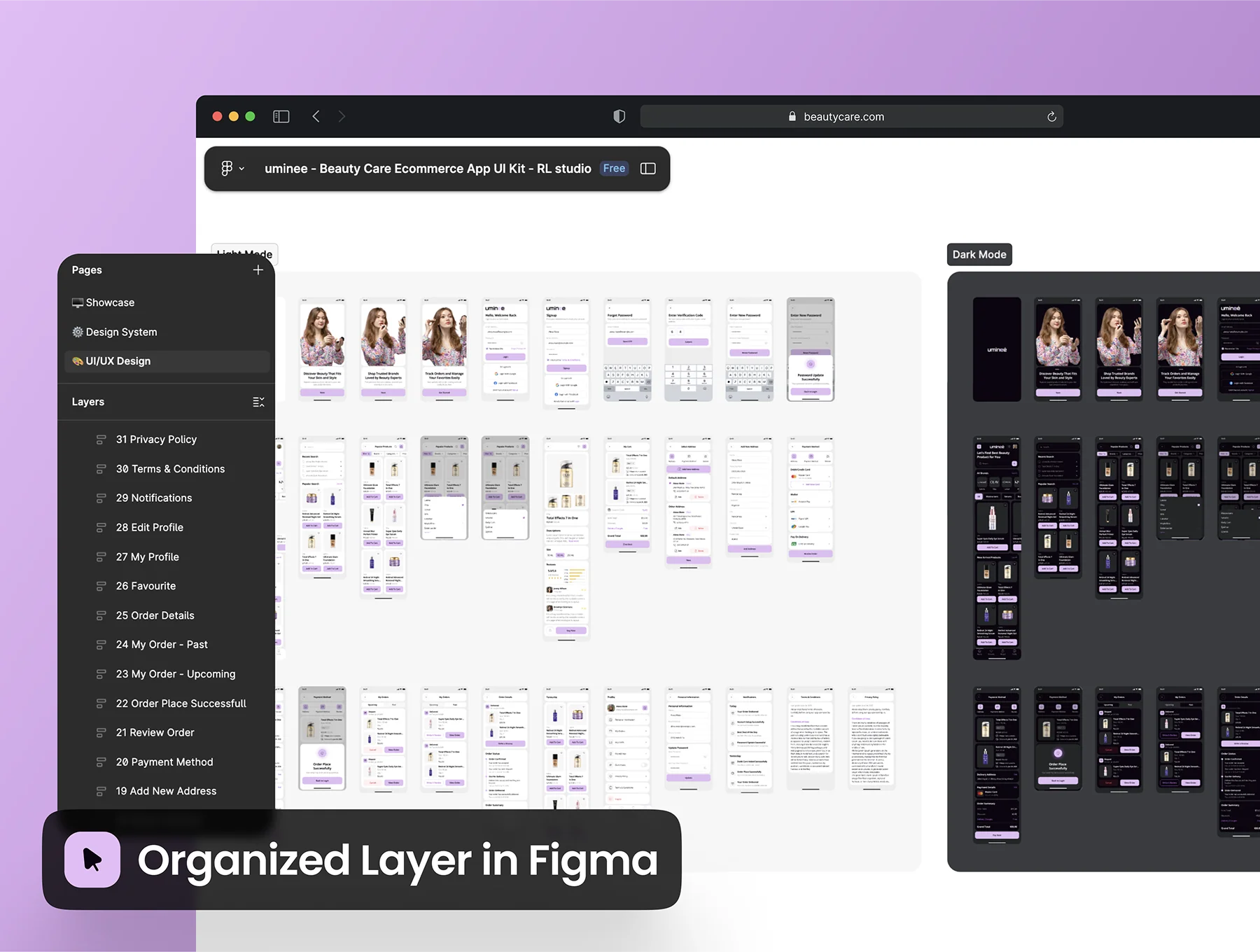 uminee - Beauty Care Ecommerce App UI Kit 8