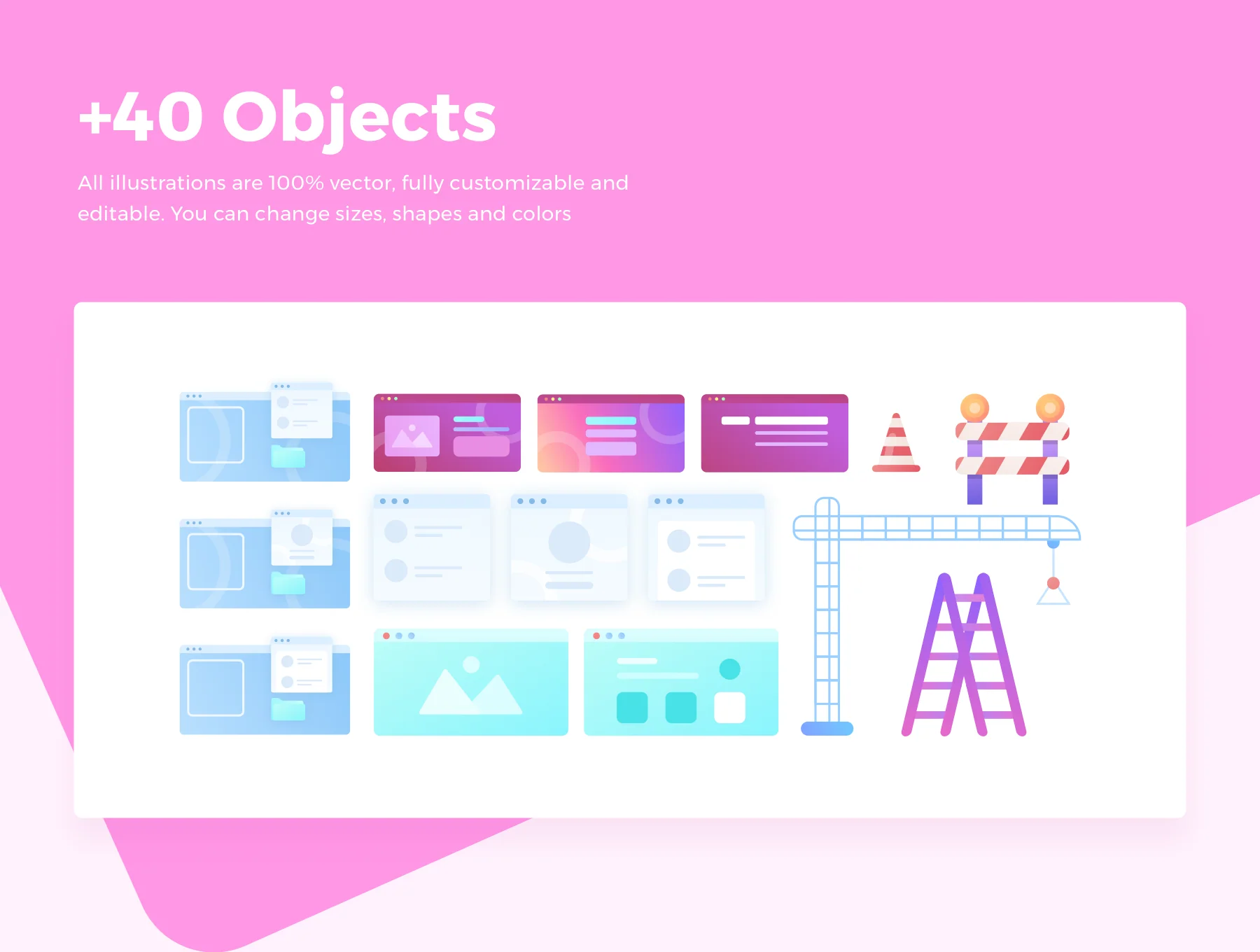 Under Construction Illustration Pack 2