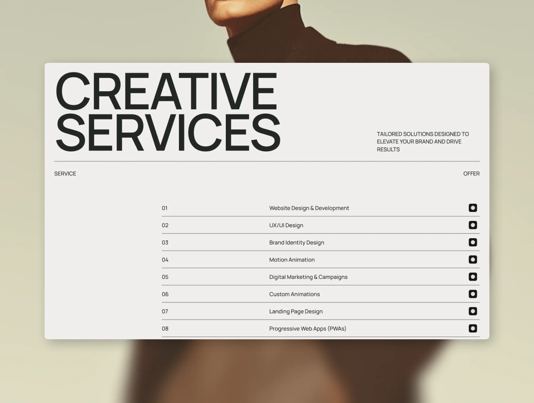 UNFIXED STUDIO — Minimalist Studio Agency Portfolio 4