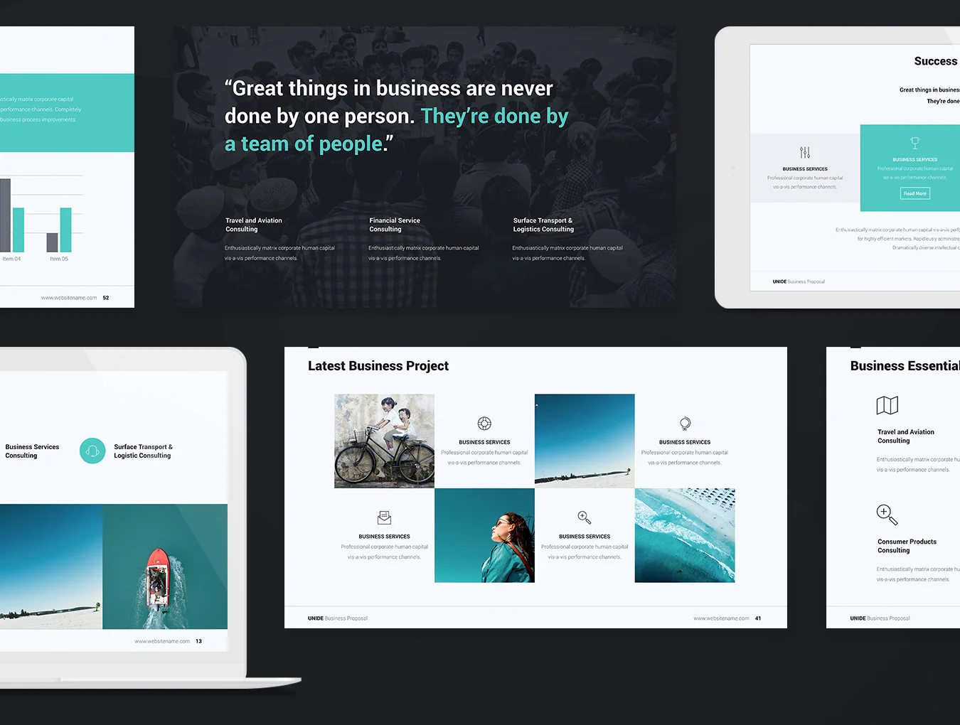 UNIDE - Business Presentation Template