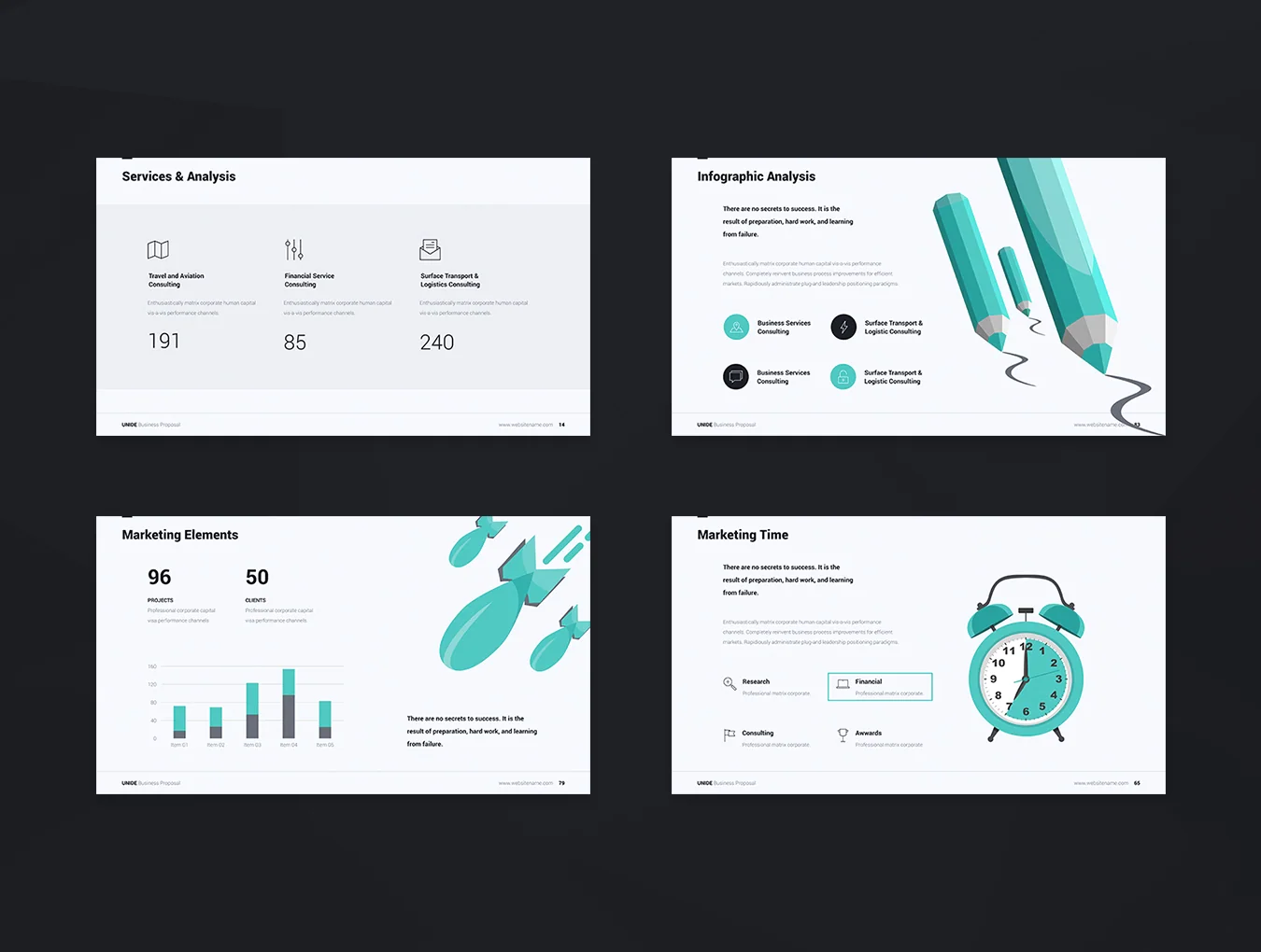 UNIDE - Business Presentation Template 6