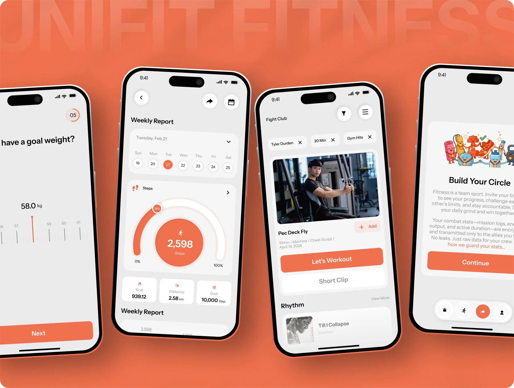 UniFit Fitness | Health & Workout Tracker UI Kit 10