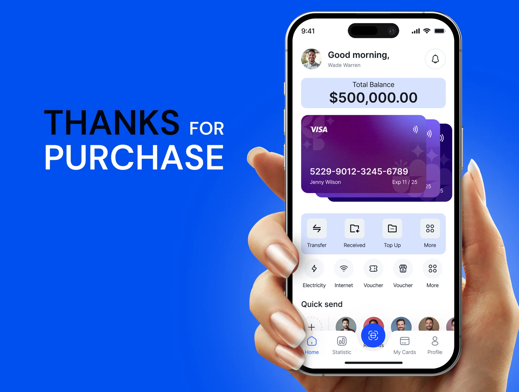 UniPay Digital Wallet Mobile App Ui kit 6