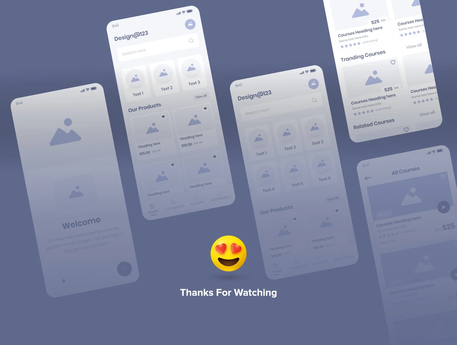 Unique IOS UI Wireframe kit 6