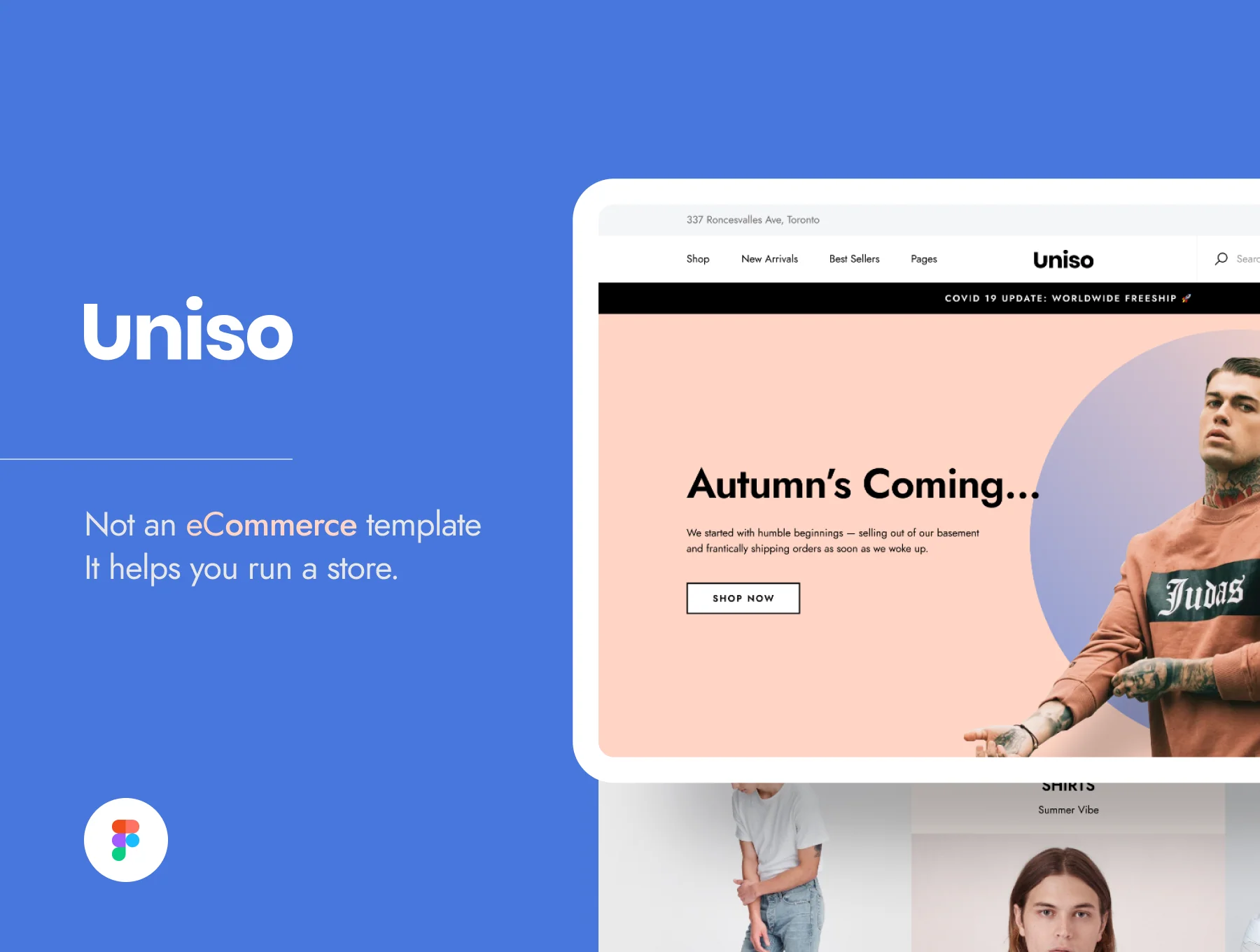 Uniso - eCommerce Design Template