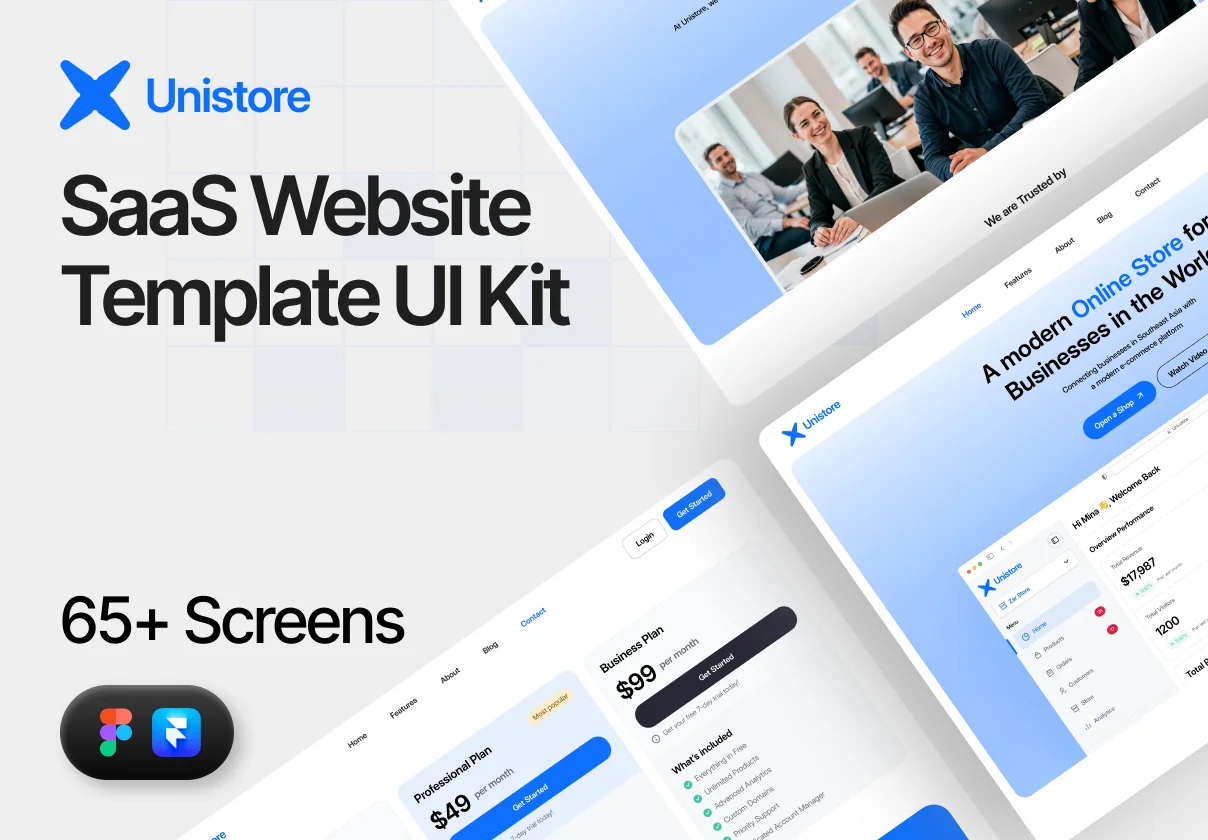Unistore – SaaS Online Store Framer Template