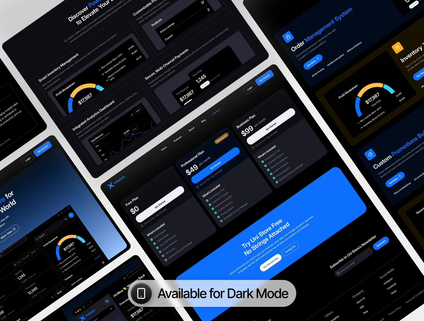 Unistore – SaaS Online Store Framer Template 8