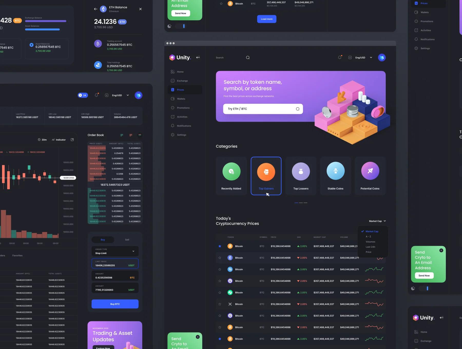 Unity Dashboard Kit: Exchange🤑 3