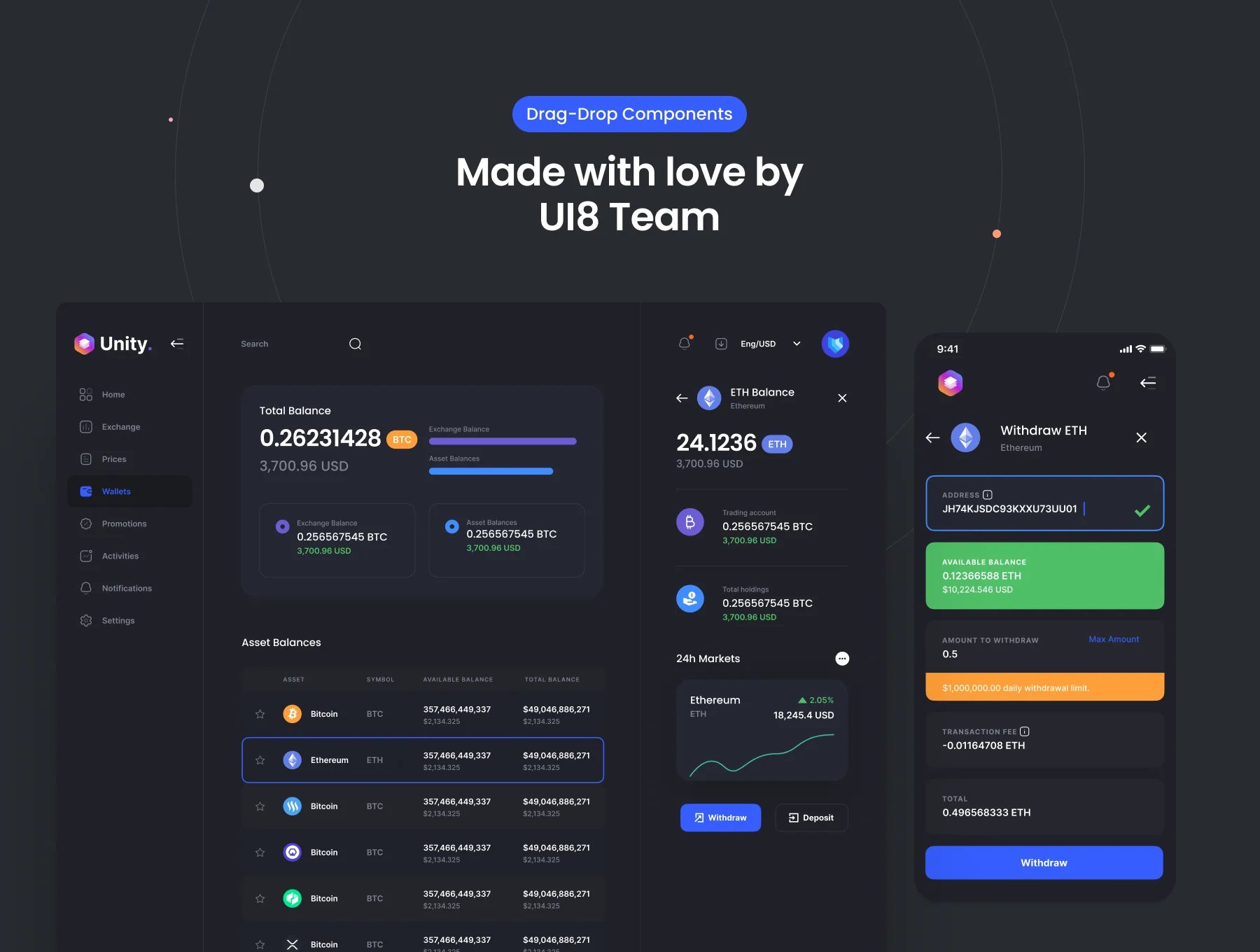 Unity Dashboard Kit: Exchange🤑 8