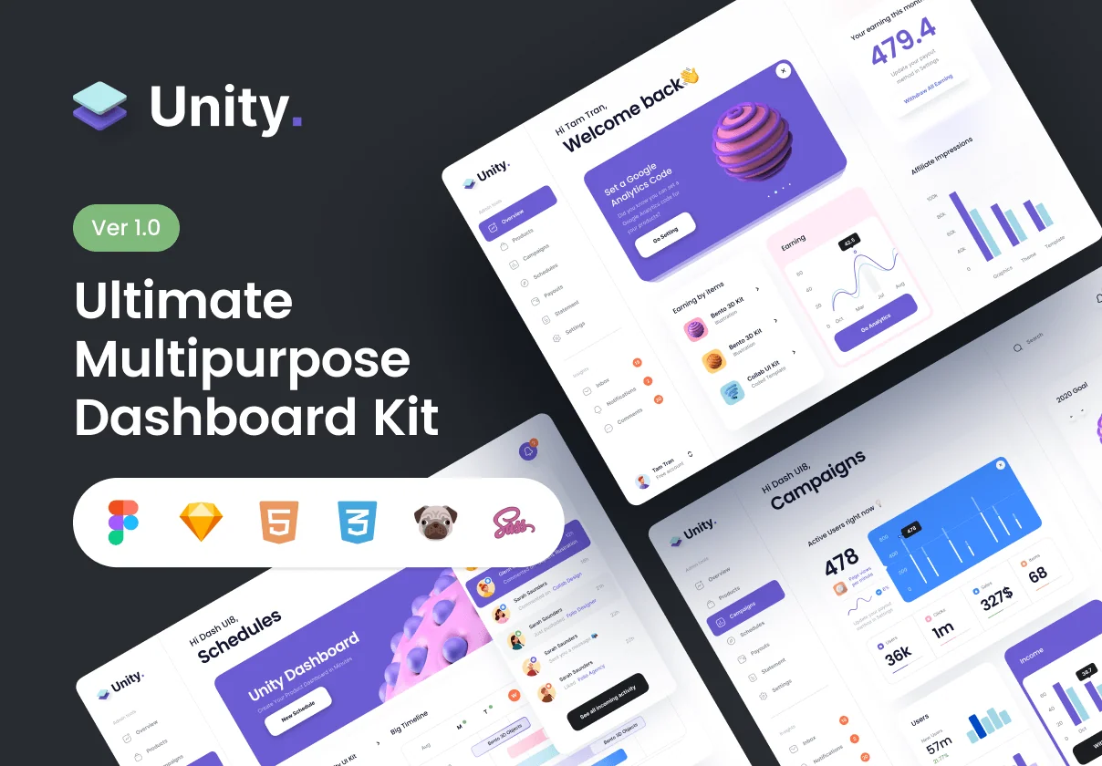 Unity Dashboard Kit