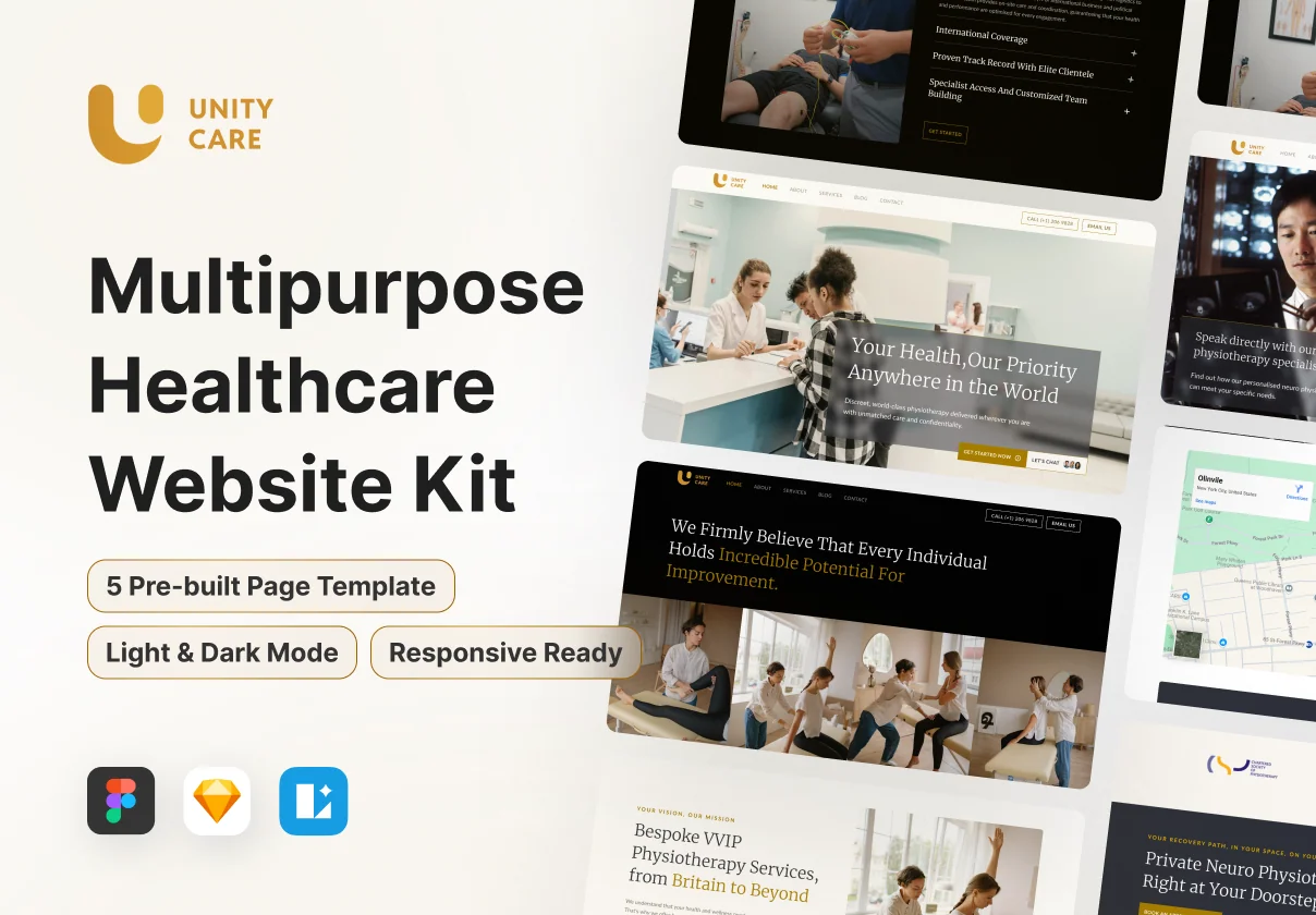 UnityCare Website - Multipurpose Healthcare Website
