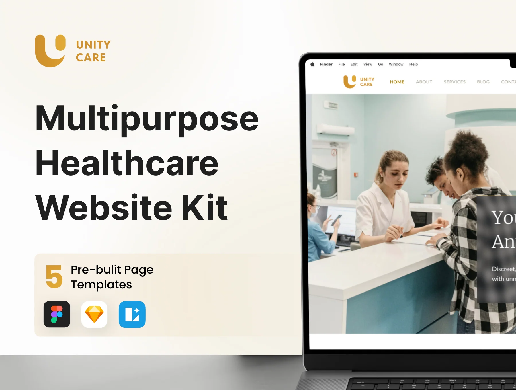 UnityCare Website - Multipurpose Healthcare Website